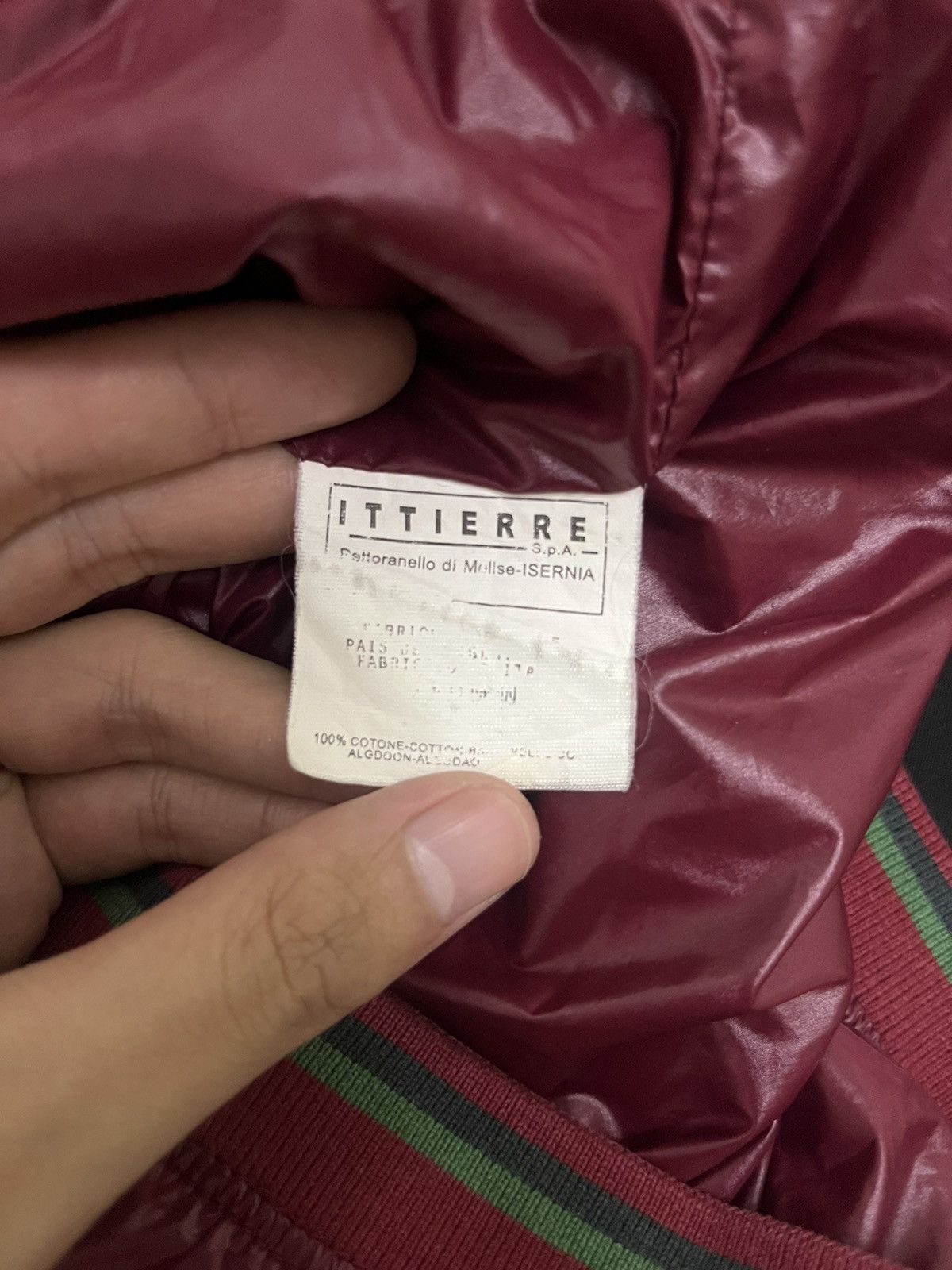 Dirk Bikkembergs Dirk Bikkembergs Burgundy Bomber Jacket Size US M / EU 48-50 / 2 - 5 Thumbnail