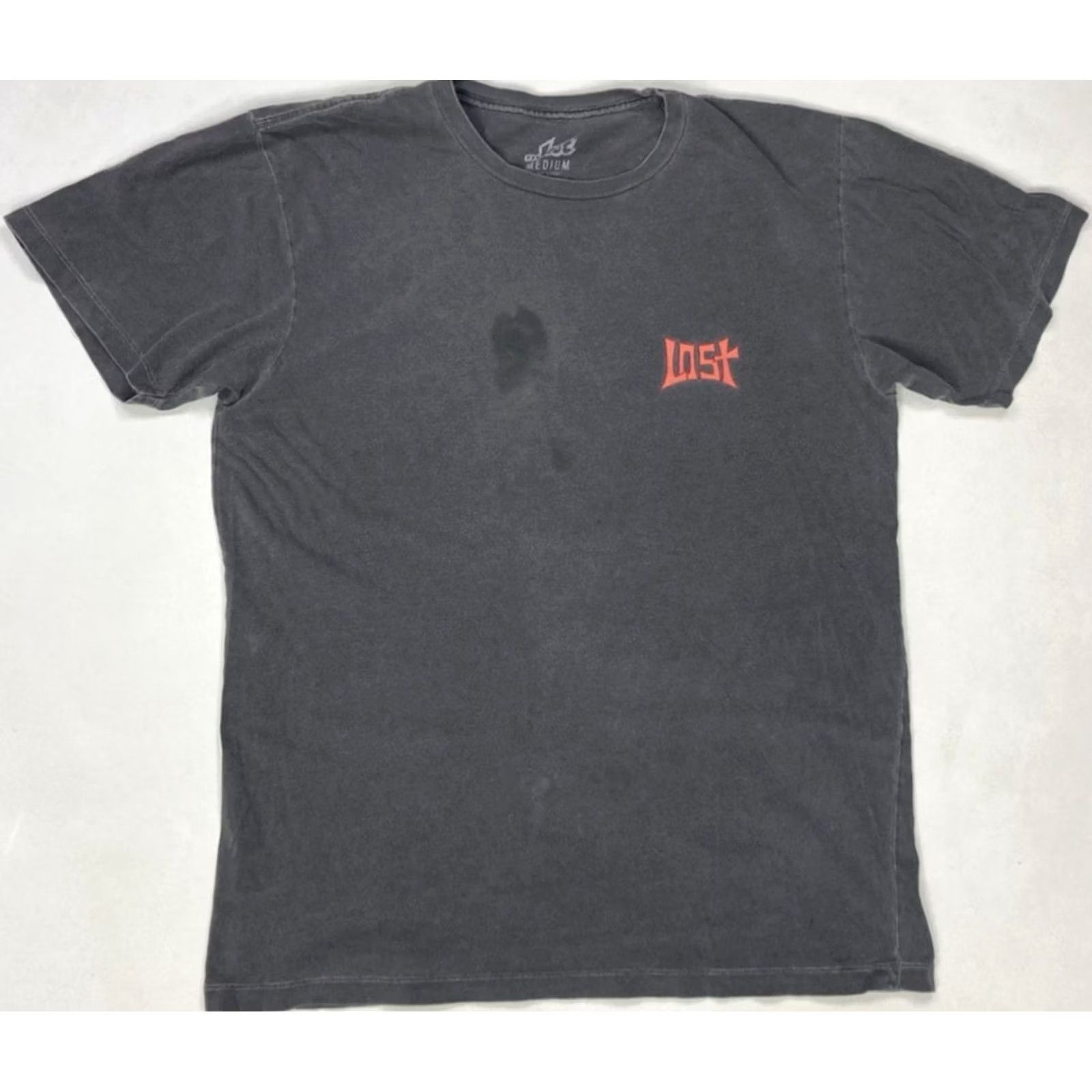 Vintage VINTAGE Lost Middle Finger Graphic T-shirt Men Medium Gray Short Sleeve Size US M / EU 48-50 / 2 - 3 Thumbnail