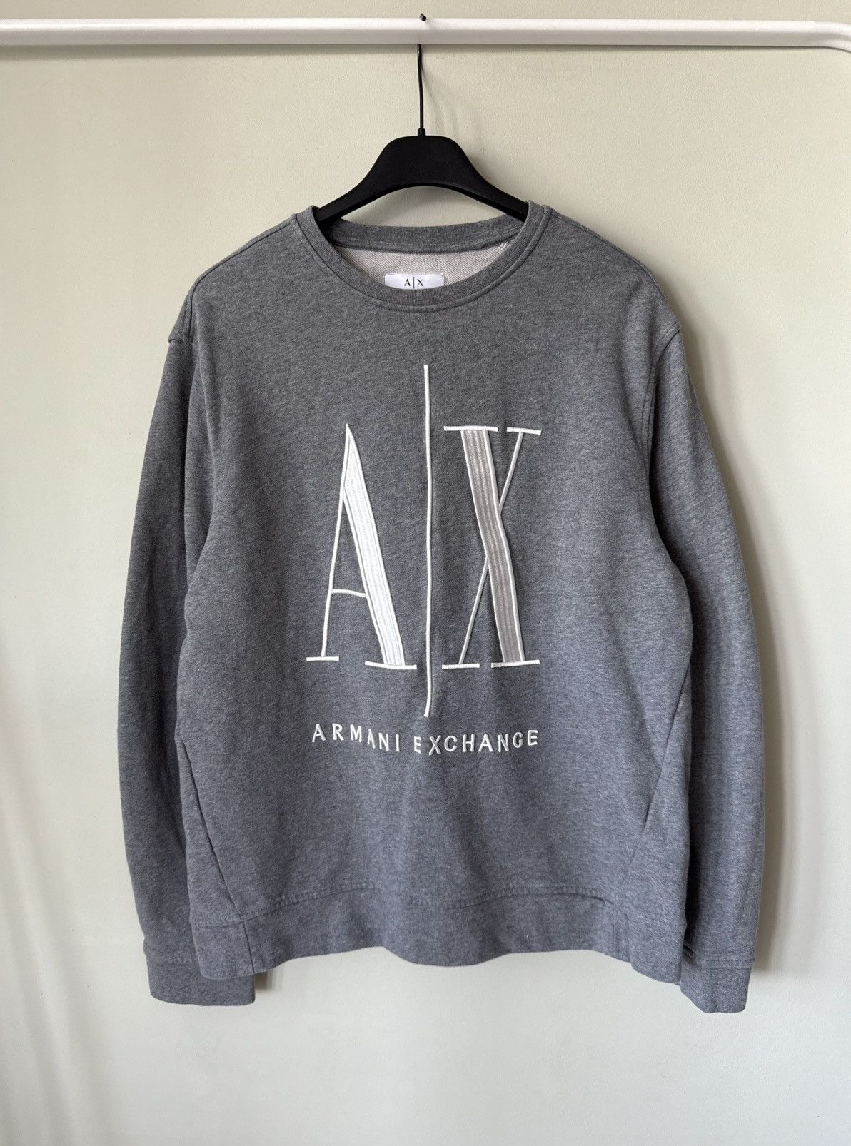 Armani Exchange Armani Exchange icon period logo crewneck sweatahirt Size US L / EU 52-54 / 3 - 1 Thumbnail