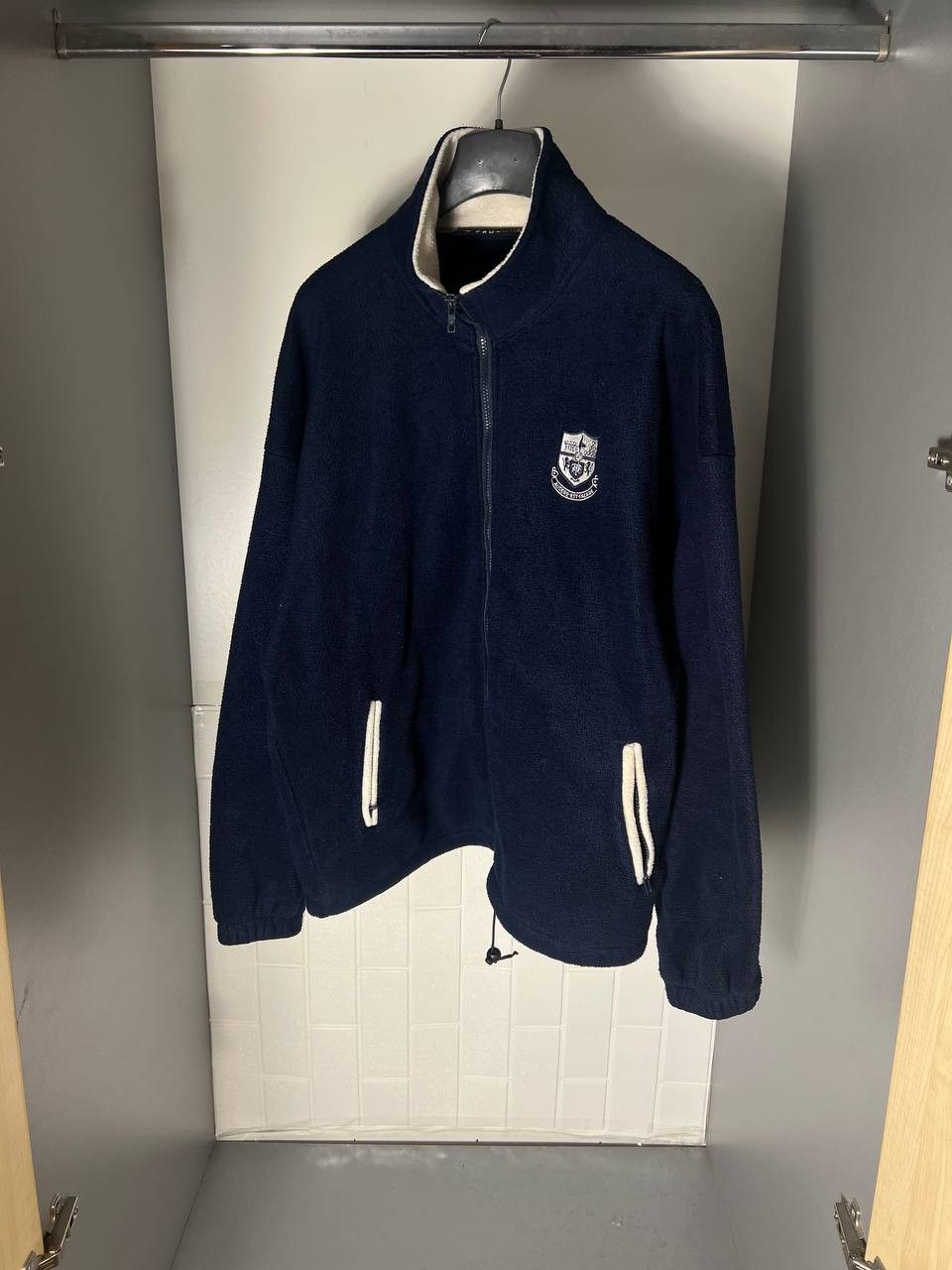 Vintage VERY RARE TOTTENHAM HOTSPUR ENGLAND SOCCER JACKET RETRO 90s Size US XL / EU 56 / 4 - 2 Thumbnail