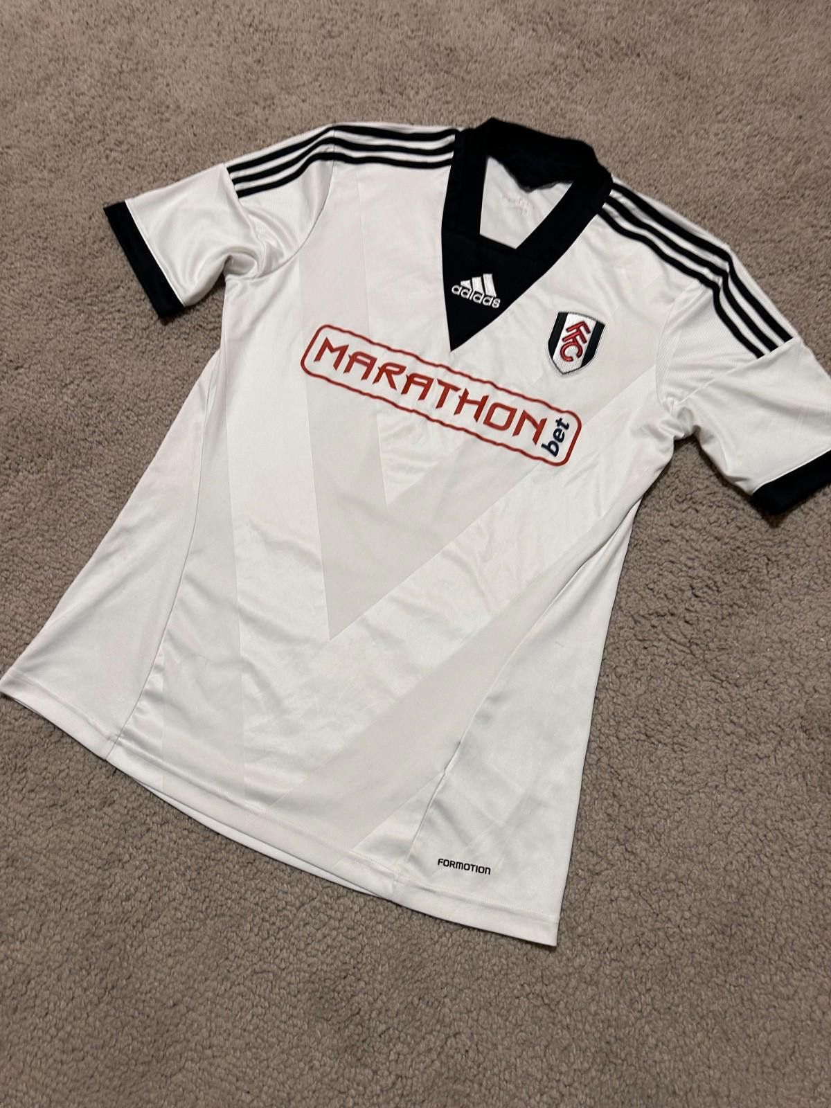 Adidas Fulham FC 2013/2014 Home Football Soccer Jersey Adidas Size US M / EU 48-50 / 2 - 2 Thumbnail