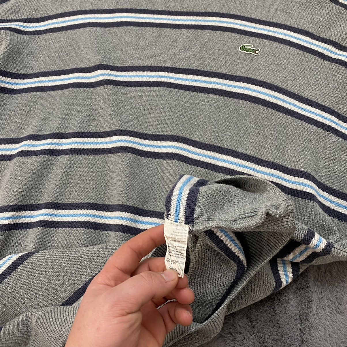 Lacoste × Vintage SWEATER LACOSTE STRIPPED RARE VINTAGE L-Xl Size US XL / EU 56 / 4 - 11 Thumbnail