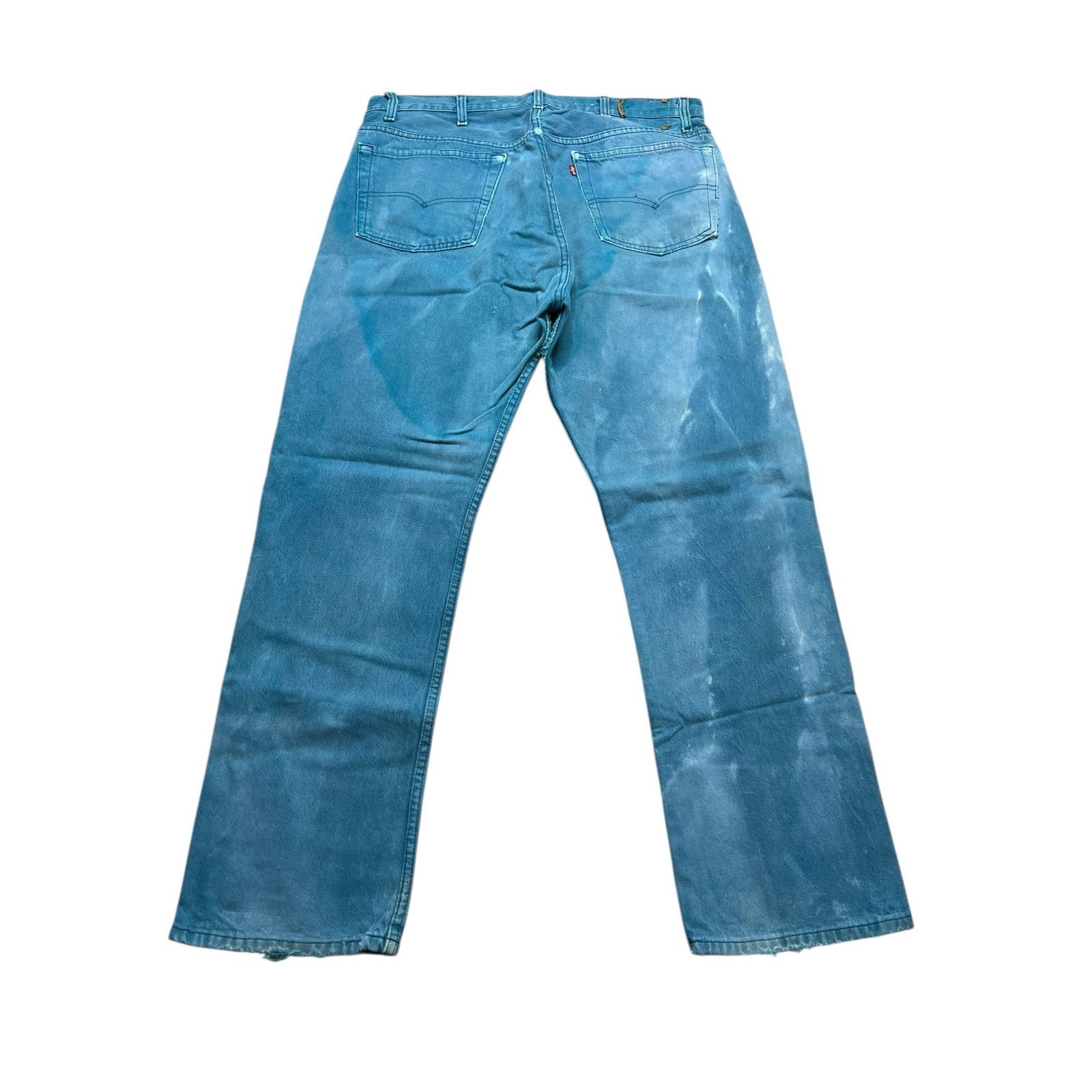 Levi's Vintage Levi’s 501 Jeans Turquoise Blue Distressed W38 L30 Size US 38 / EU 54 - 2 Thumbnail