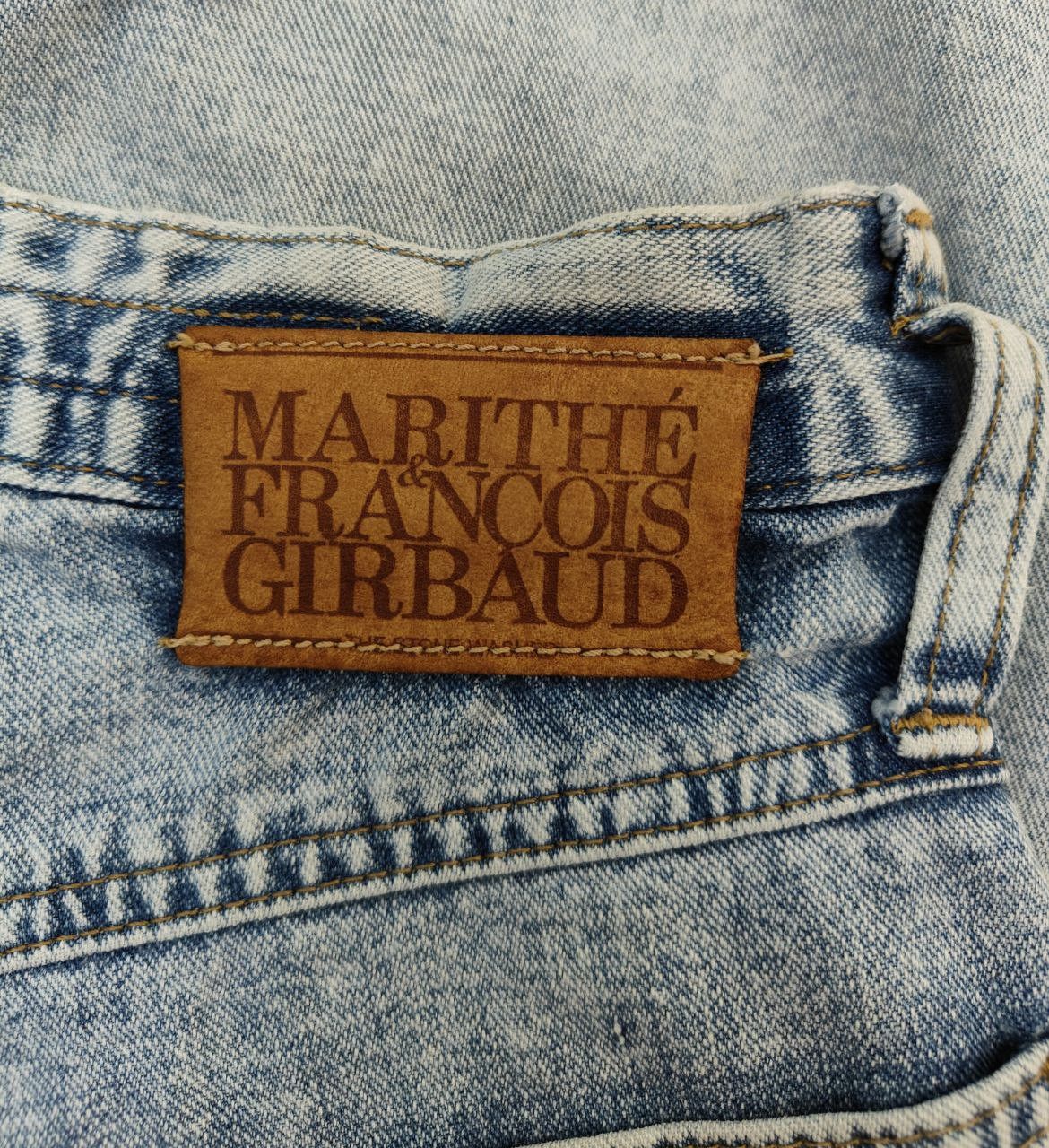 Marithe + Francois Girbaud MFG Distressed Denim Size US 27 - 7 Thumbnail