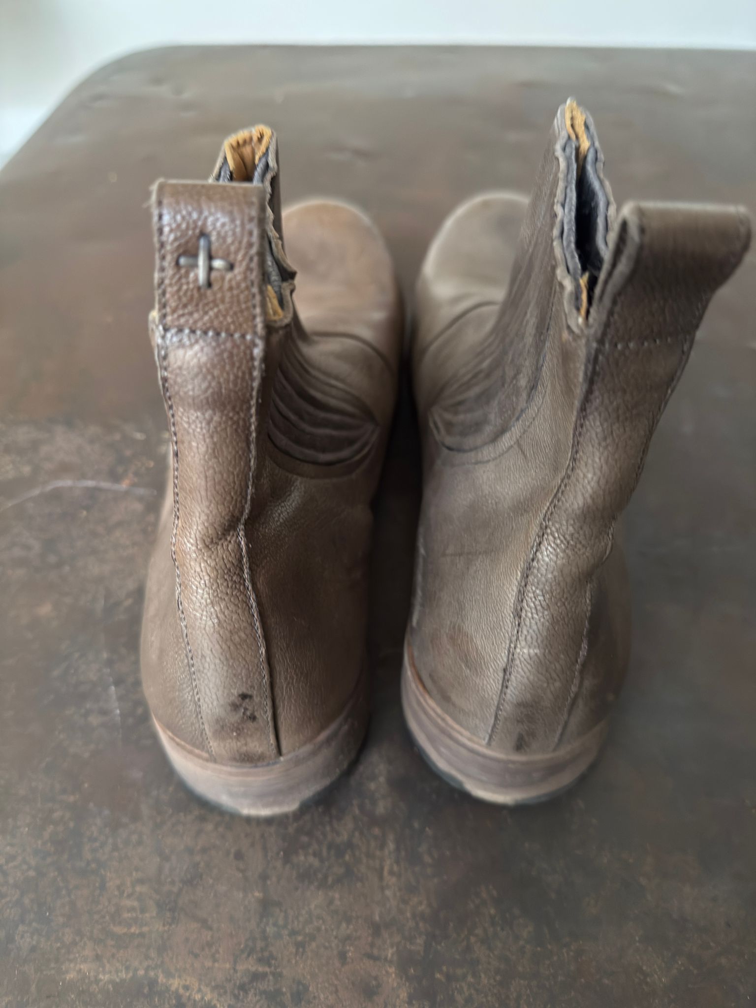 Ma+ MA+ camel leather slip-on boots – Coal Size US 10 / EU 43 - 2 Thumbnail