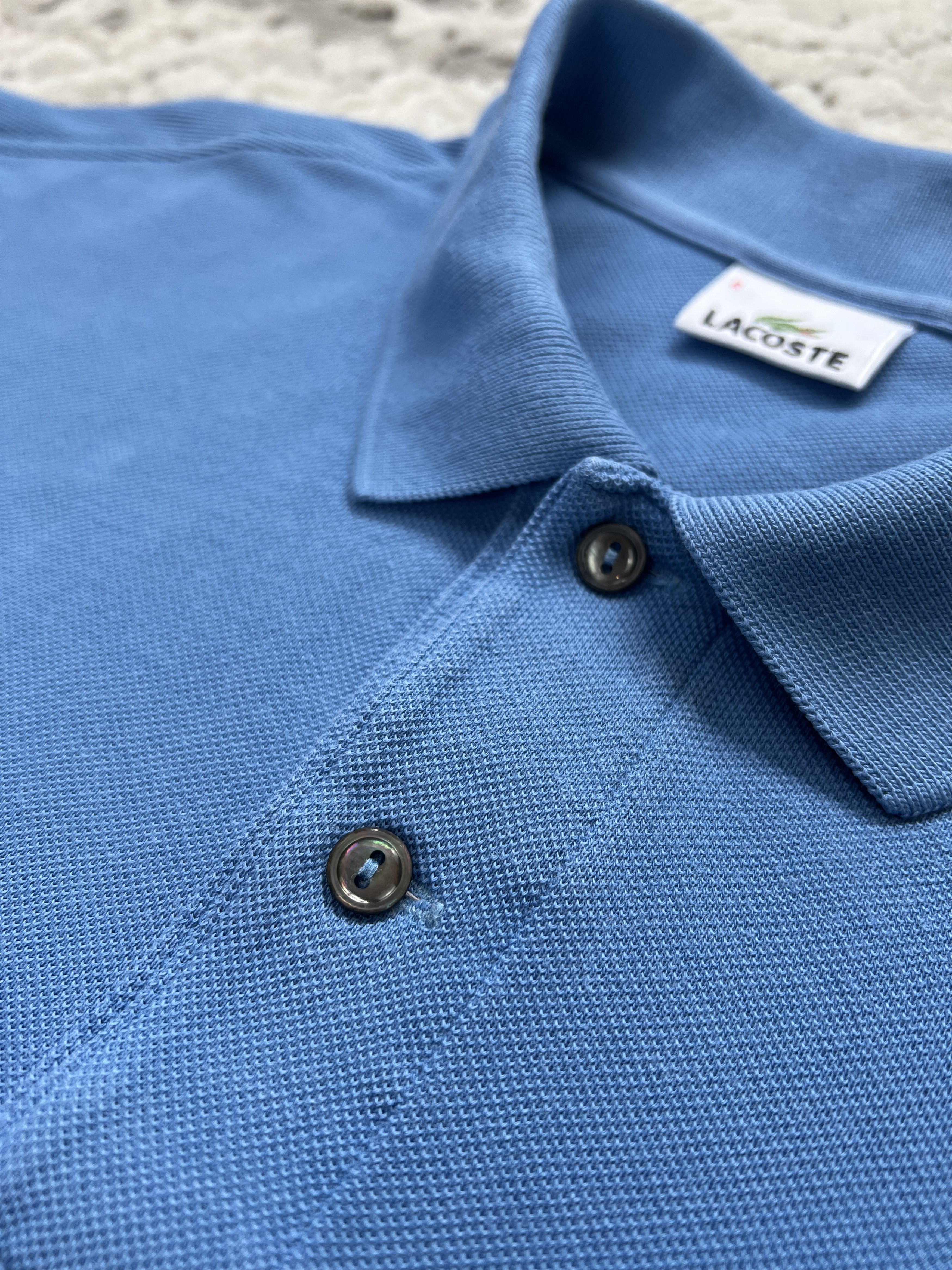 Lacoste Lacoste Classic Fit Polo Shirt – Blue, Devanlay, Size 6 (L) Size US L / EU 52-54 / 3 - 6 Thumbnail