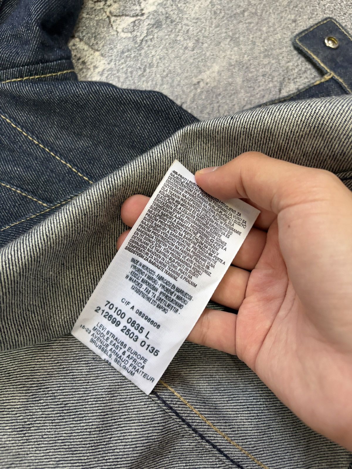 Levi's Levi’s Engineered Jeans Denim Jacket Dark Indigo L Size US L / EU 52-54 / 3 - 4 Thumbnail