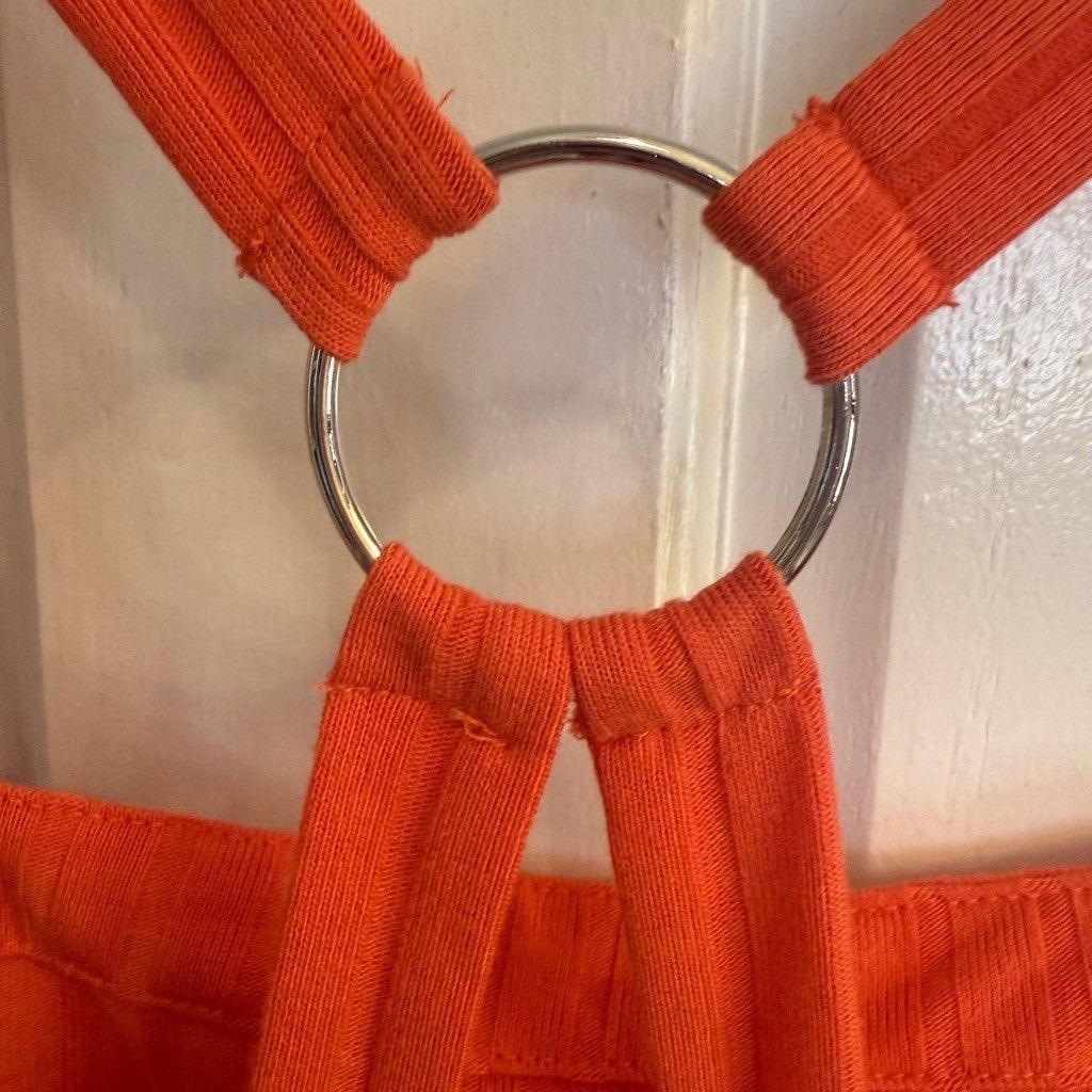 Chaser Brand Women's Chaser Cropped Tank Top Size S Orange Size S / US 4 / IT 40 - 3 Thumbnail