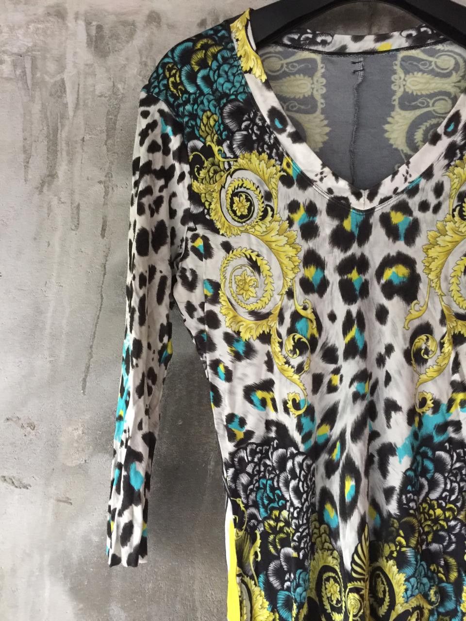 Versace × Vintage GIANNI VERSACE LEOPARD LONG SLEEVE Size M / US 6-8 / IT 42-44 - 5 Thumbnail