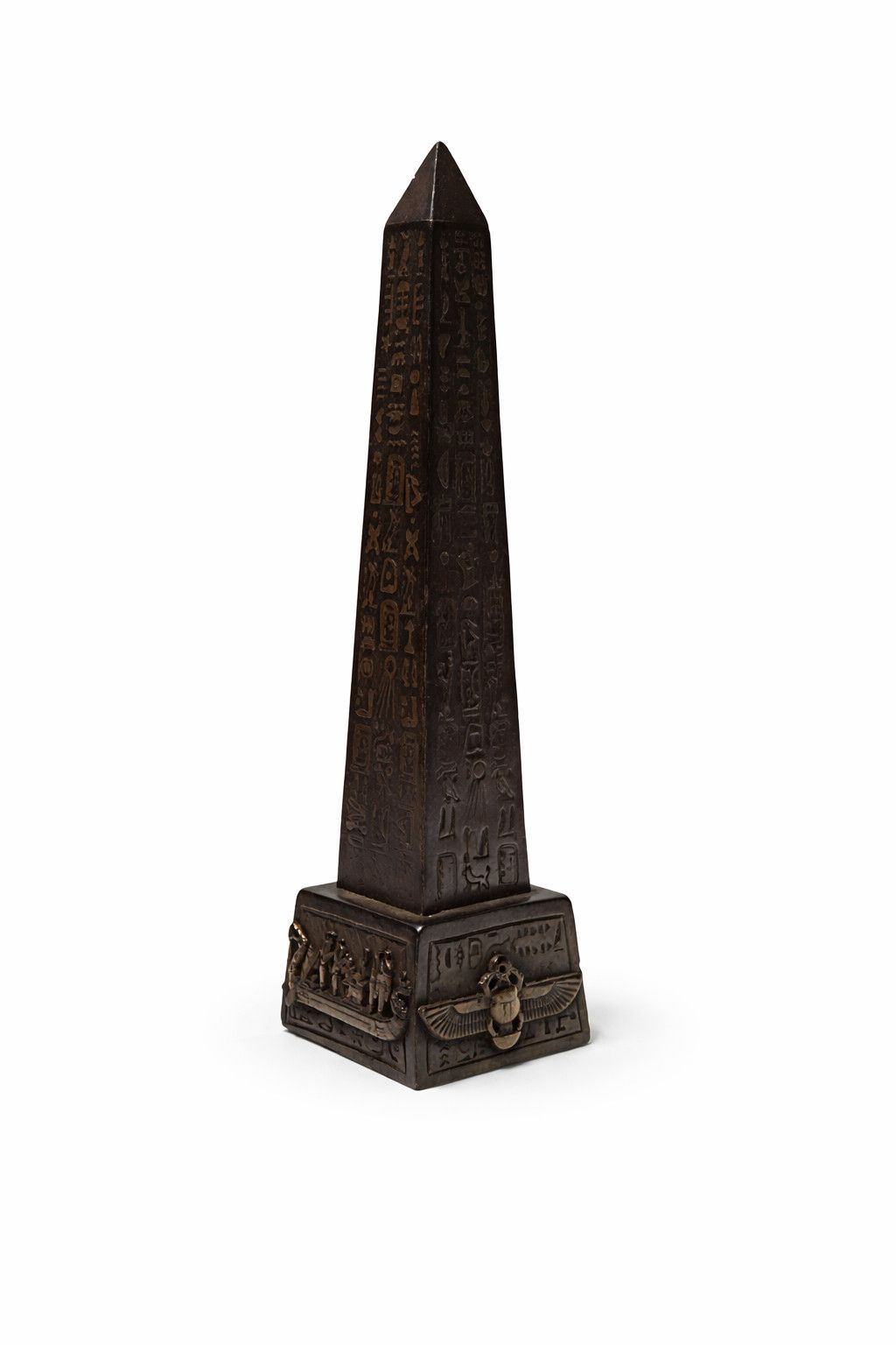 Other Egyptian obelisk with hieroglyphs—pharaonic decor Size ONE SIZE - 1 Thumbnail