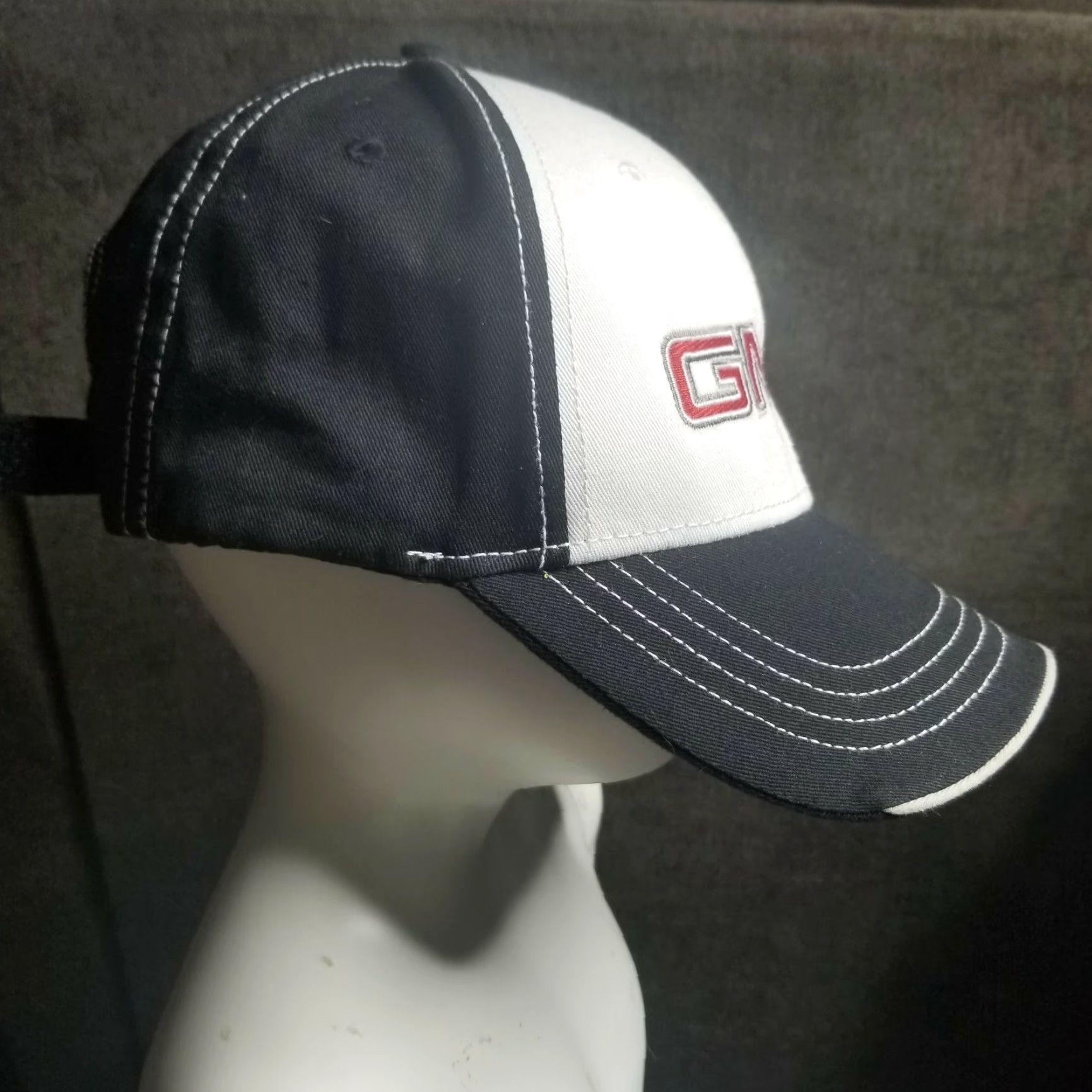 Vintage GMC Baseball Cap Hat Adjustable Twill Black Officially Licensed Men Black Cap 100% Cotton? (wait) Size ONE SIZE - 4 Thumbnail