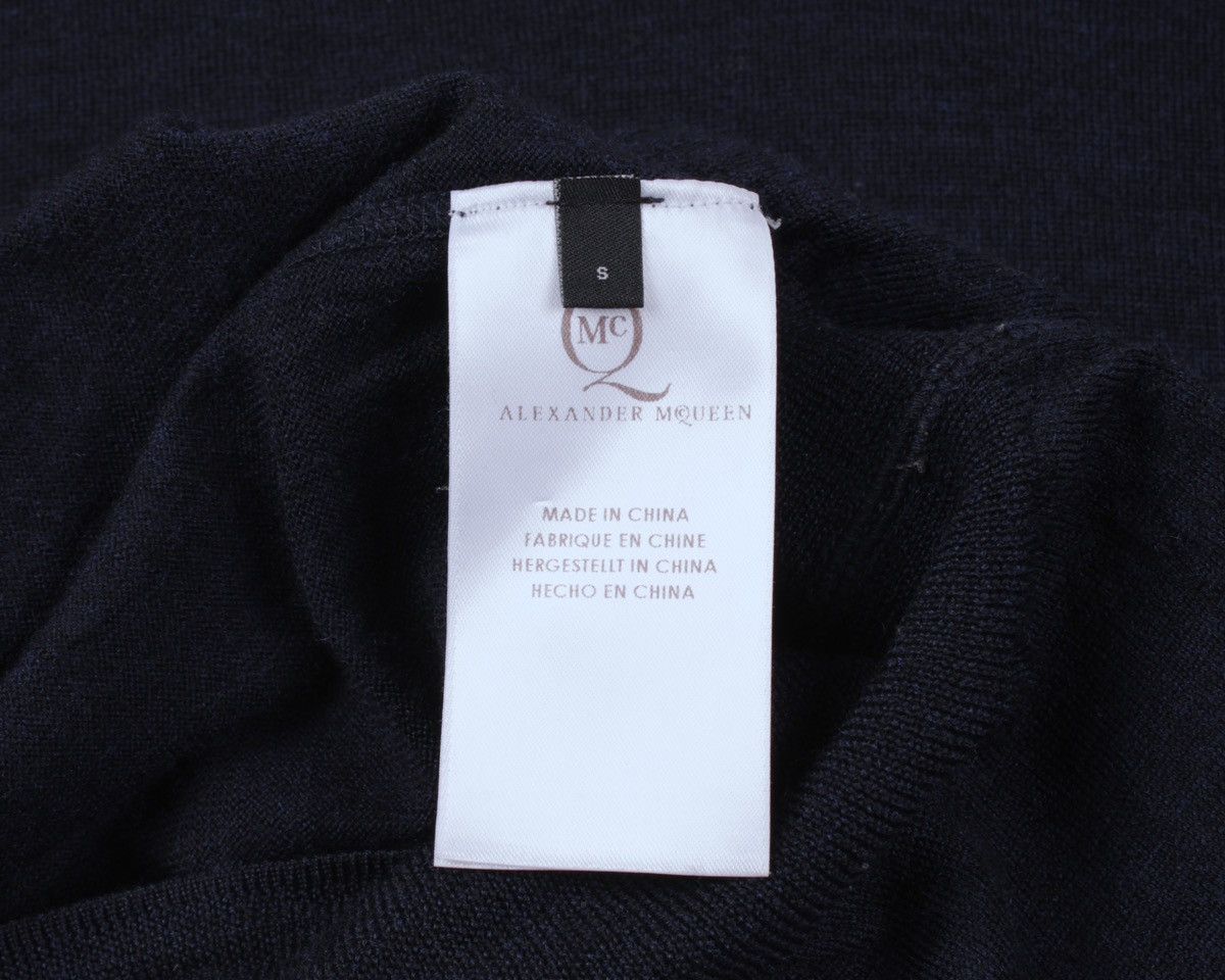 Alexander McQueen × Designer ALEXANDER McQueen 2013 Lightweight Wool Pullover Sweater Size US S / EU 44-46 / 1 - 18 Thumbnail