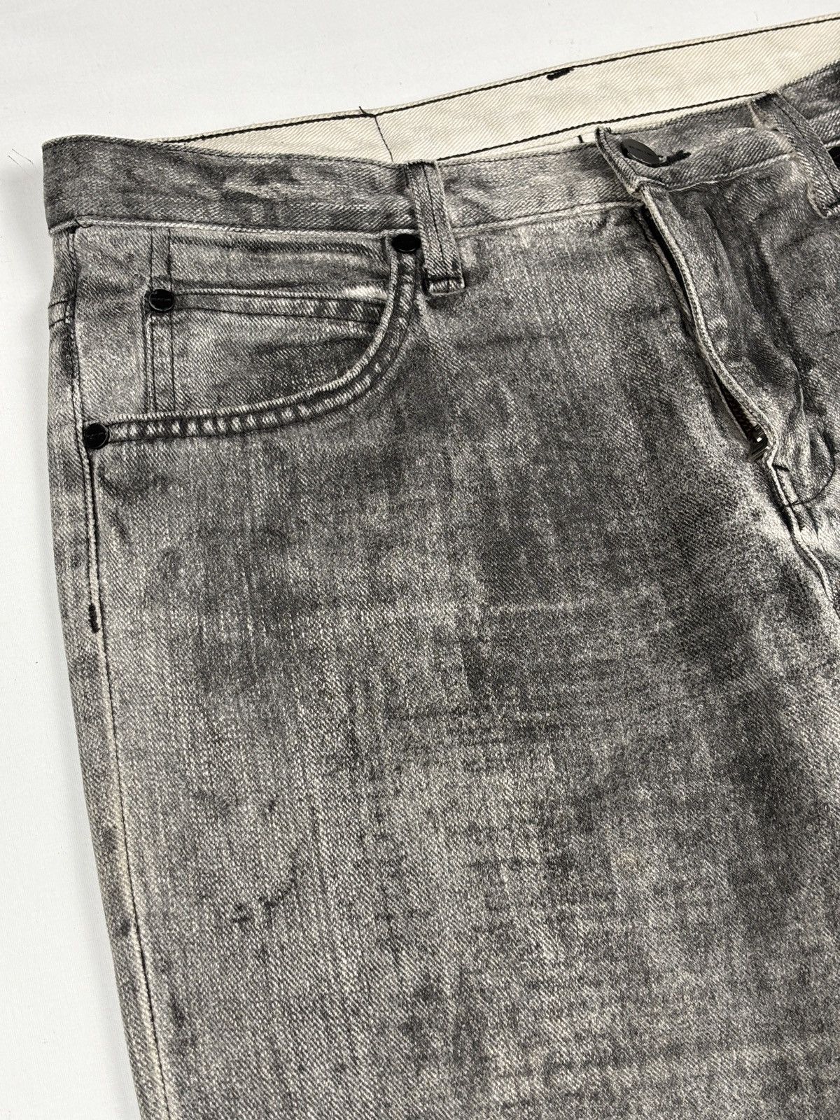 Helmut Lang S/S 2003 Washed Denim Jeans Size US 32 / EU 48 - 5 Thumbnail