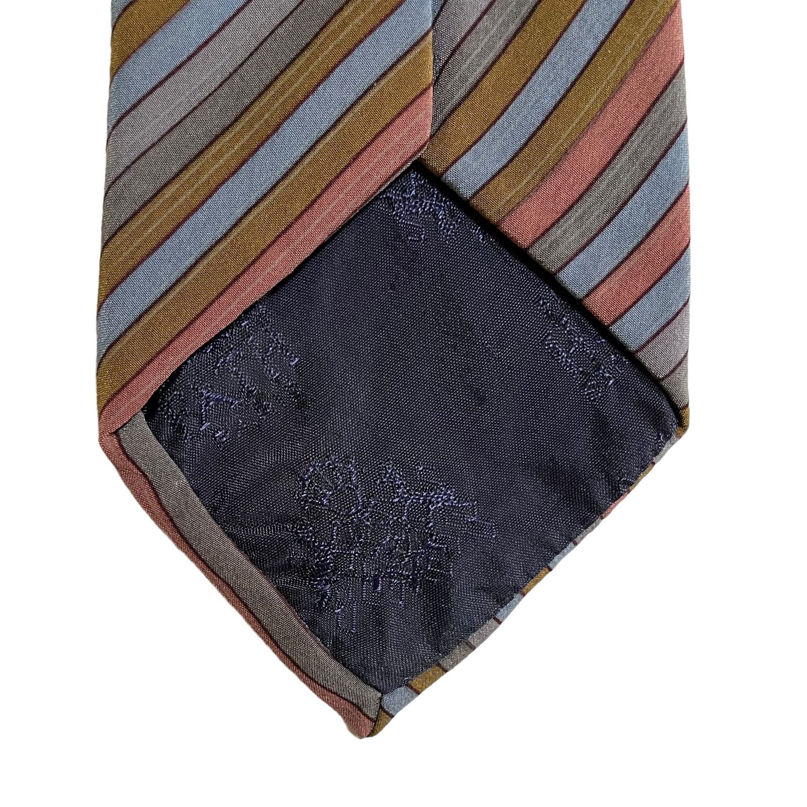 Vintage Jacques Fath Paris Vintage Striped Silk Tie Size ONE SIZE - 5 Thumbnail