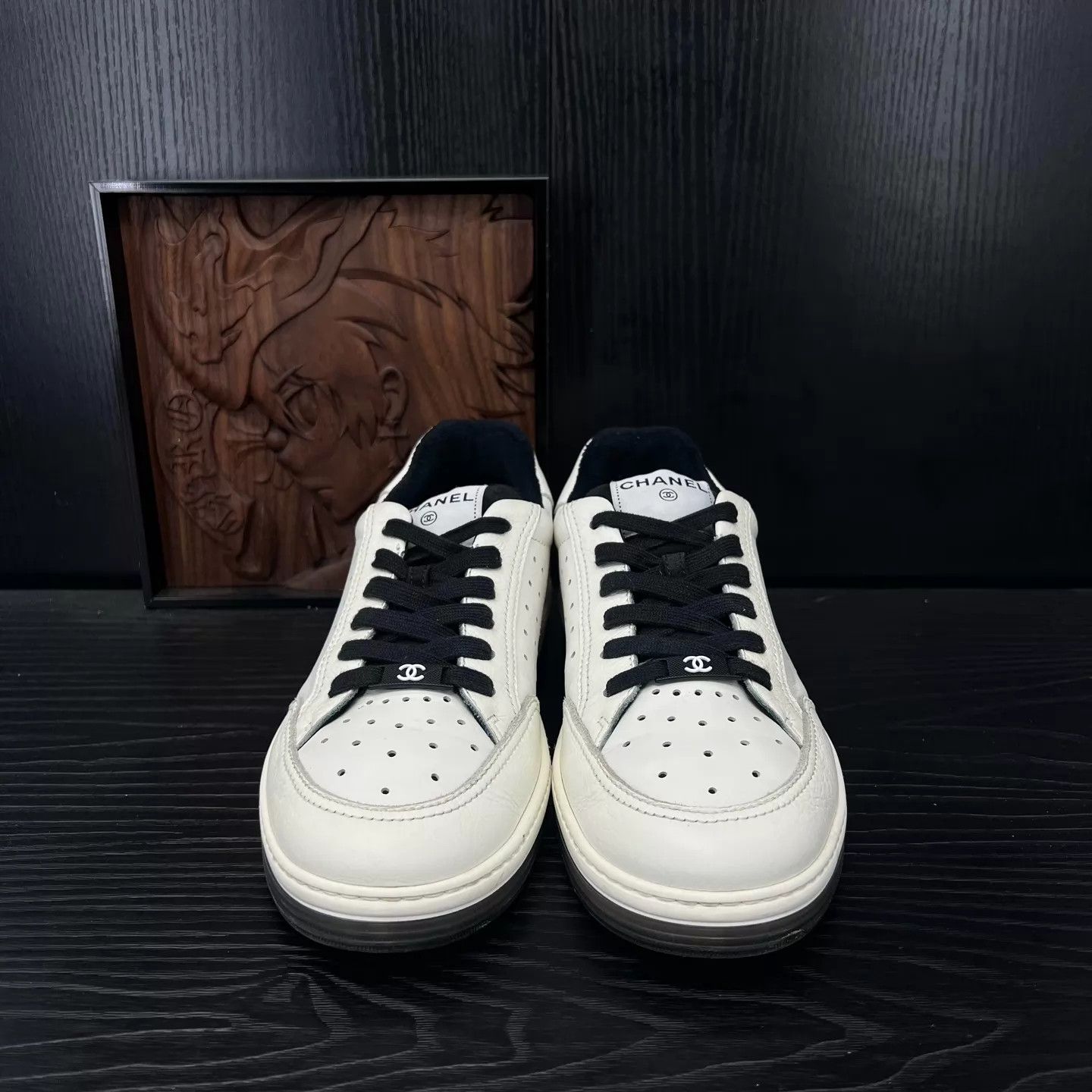 Chanel Chanel 22P Black & White Sneakers 40 New Size US 7 / EU 40 - 5 Thumbnail