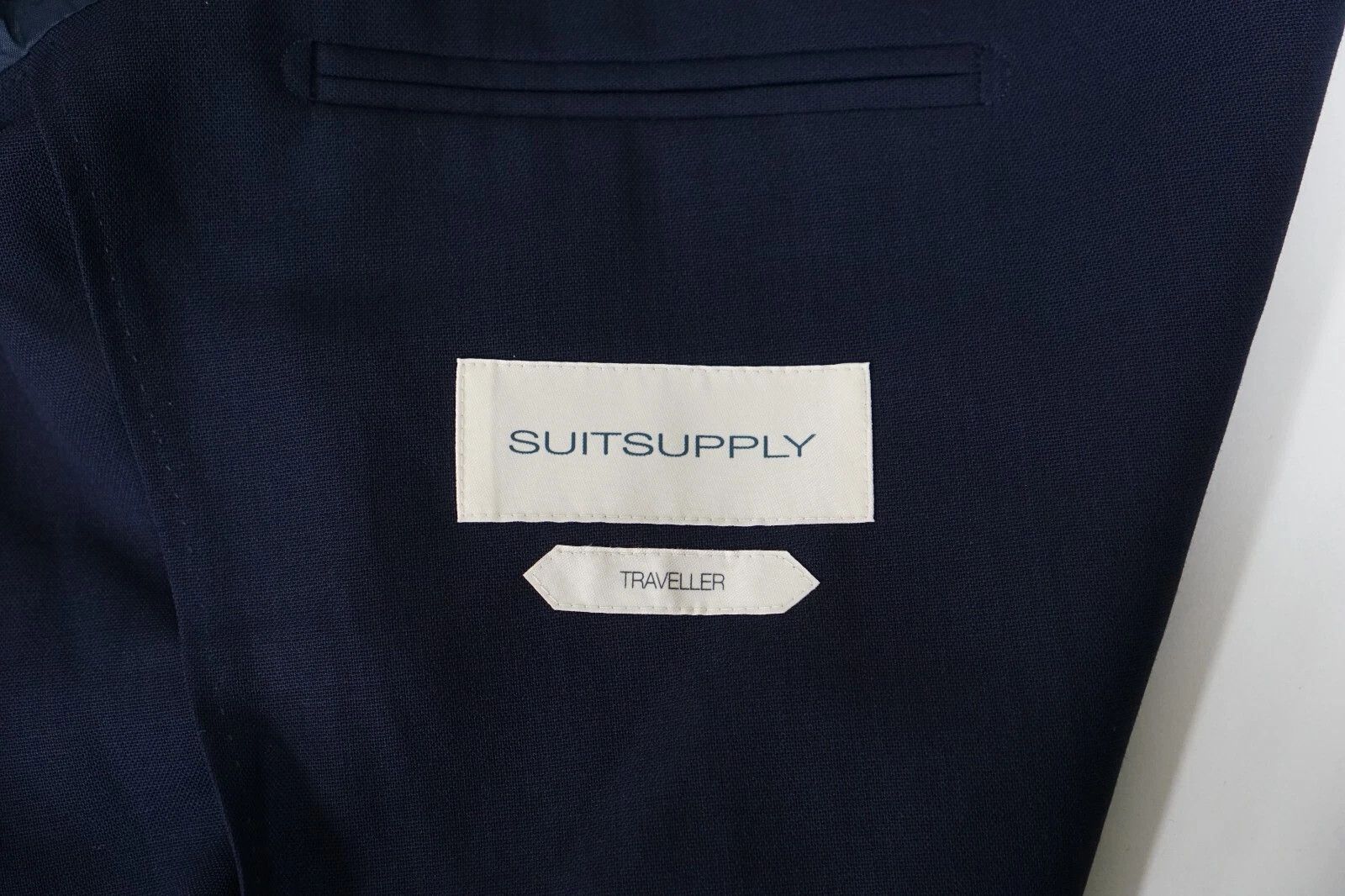 Suitsupply Men Suitsupply Suit Havana Parch Unlined Travel Navy US40L Size 40L - 5 Thumbnail