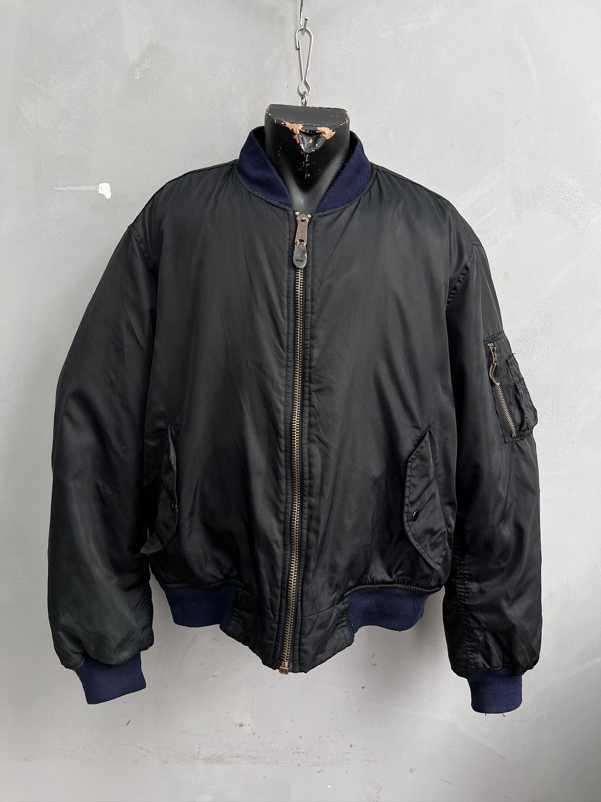 Schott Schott style ma 1 Bomber jacket y2k style hype Size US L / EU 52-54 / 3 - 1 Thumbnail