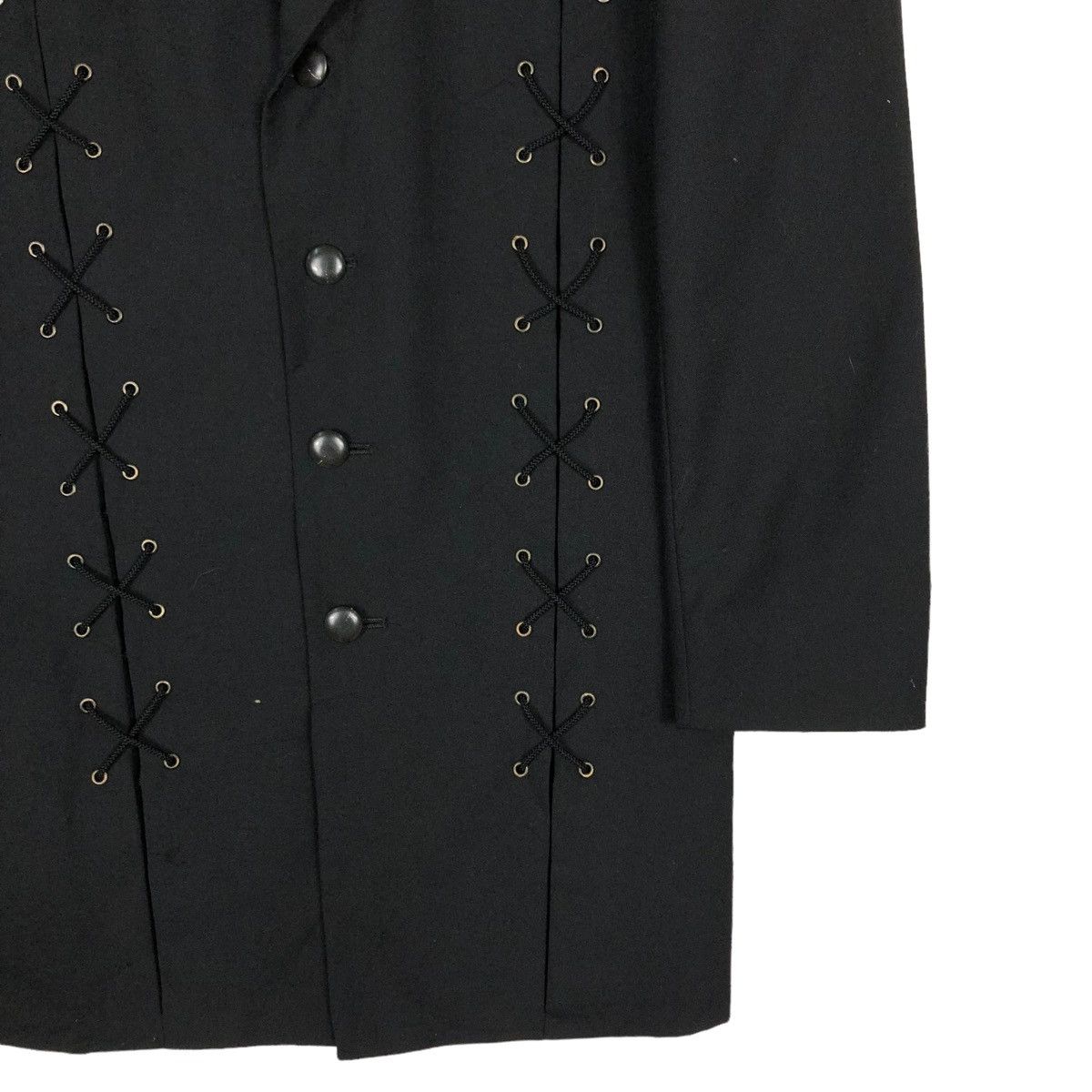 Japanese Brand 🔥VINTAGE BONDAGE DESIGN BIKER JACKET KAWAMURA ISSEY MIYAKE Size US M / EU 48-50 / 2 - 7 Thumbnail
