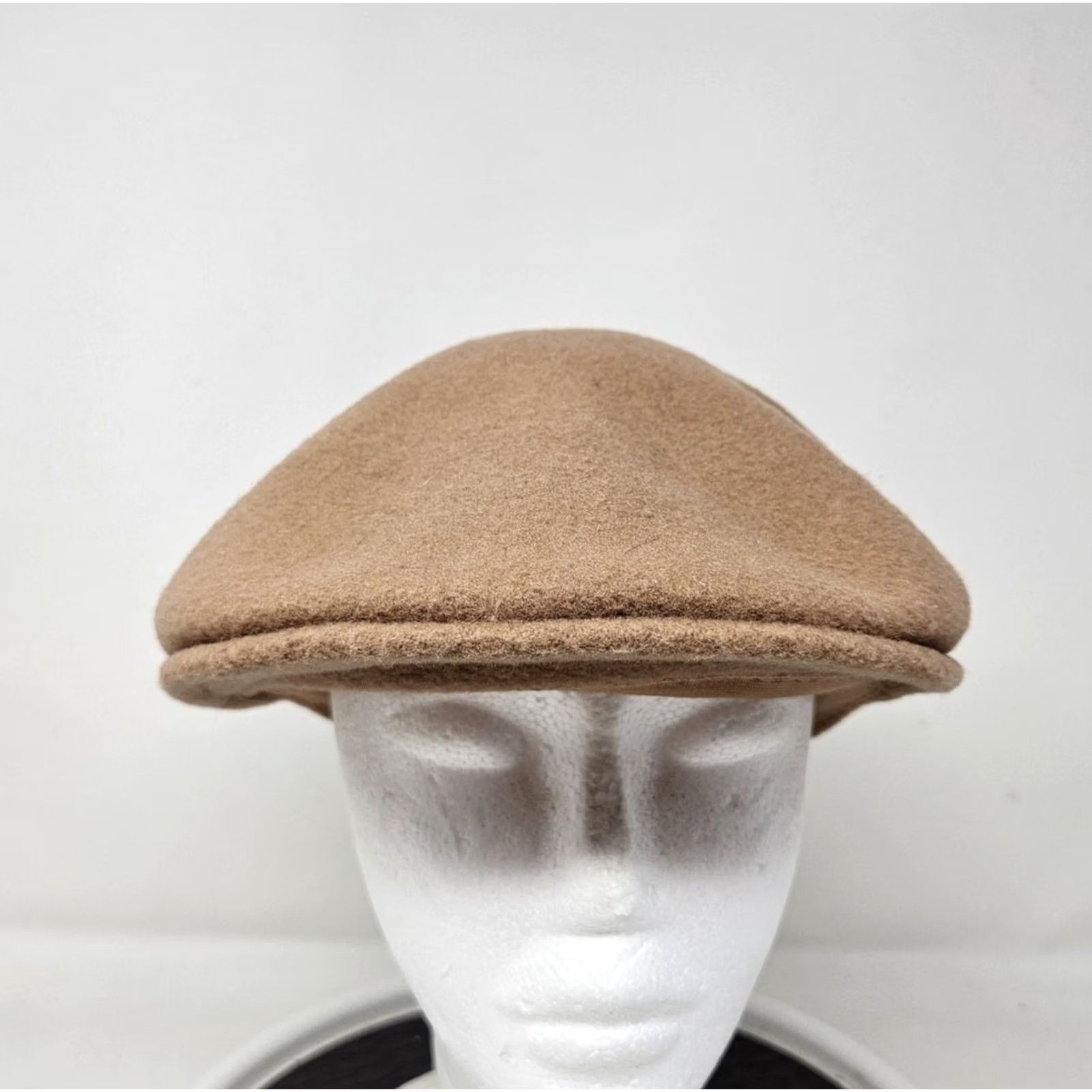 Kangol Kangol Hat Flat Cap Wool Brown Mens M Made in England Solid Classic M/L Size ONE SIZE - 2 Thumbnail