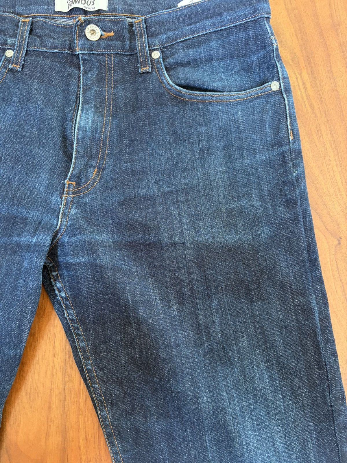 Naked & Famous Naked & Famous Easy Guy – Selvedge Denim w/ Fades (Size 33) Size US 33 - 3 Thumbnail