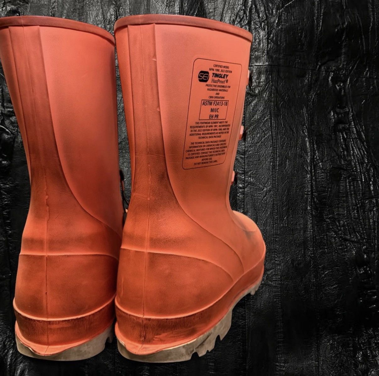 Other Tingly Rubber Hazmat Boots Size US 10 / EU 43 - 1 Thumbnail