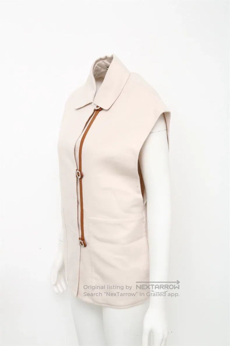 Hermes Hermes Reversible Thin Cashmere Vest Coat Size XS / US 0-2 / IT 36-38 - 3 Thumbnail