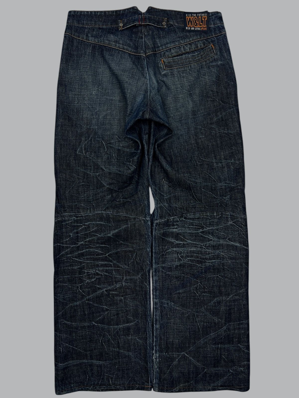 Walter Van Beirendonck Archive 90’s Walter Van Beirendonck Stone Wash Baggy Jeans Size US 31 - 2 Thumbnail