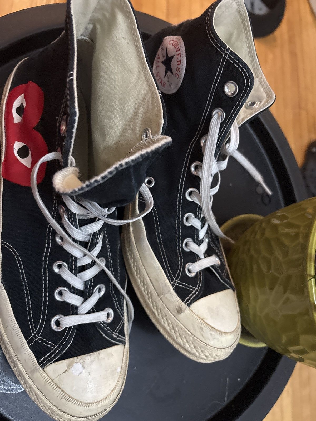 Comme des Garcons Comme Des Garçons Converse Black Chuck Taylor Size US 9.5 / EU 42-43 - 4 Thumbnail