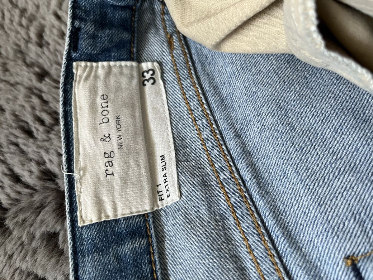 Rag & Bone Rag & bone blue fit 1 fire island jeans (33) Size US 33 - 2 Thumbnail