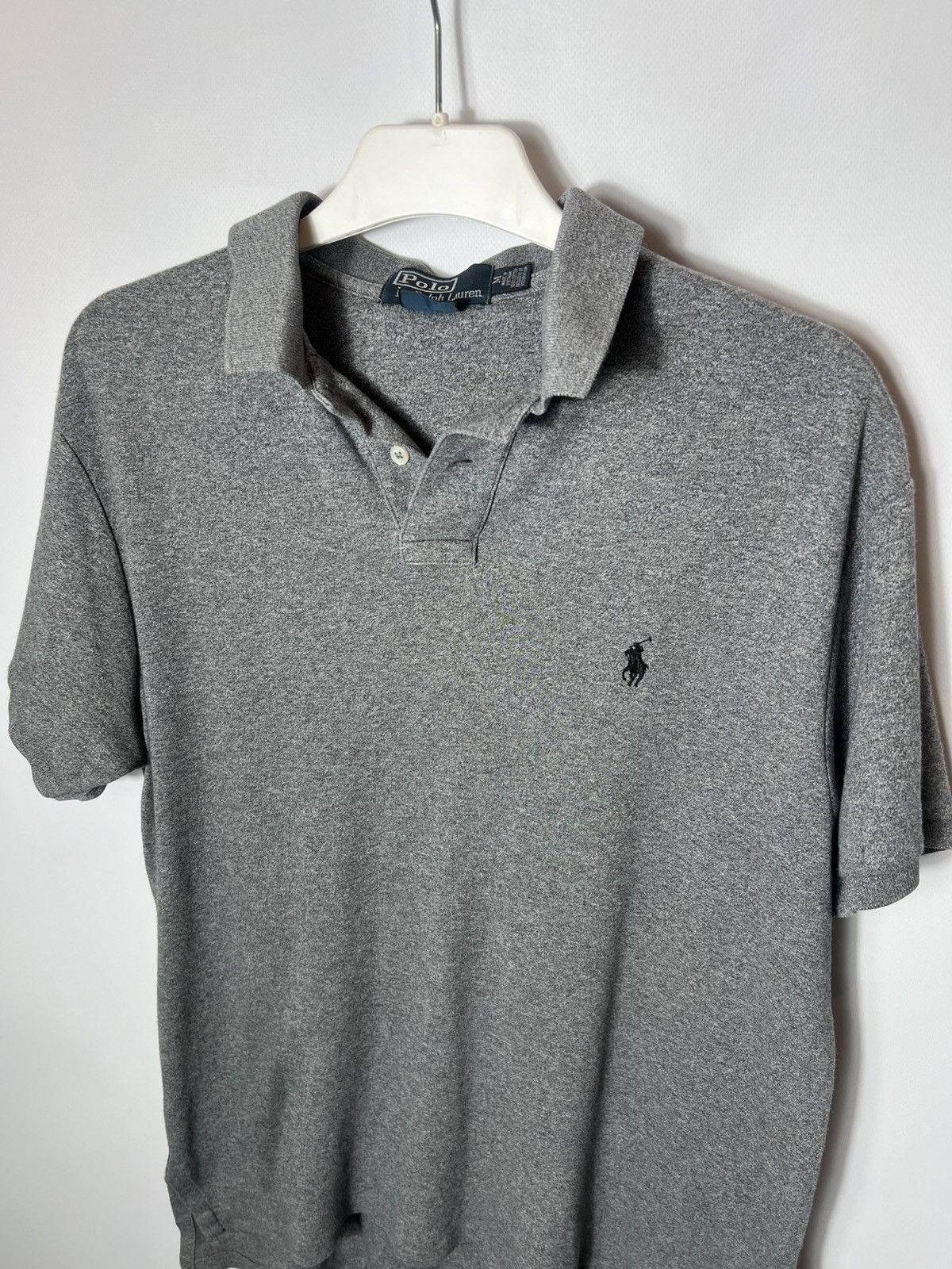 Polo Ralph Lauren Vintage streetwear y2k Polo Ralph Lauren Grey T-shirt Size US M / EU 48-50 / 2 - 2 Thumbnail
