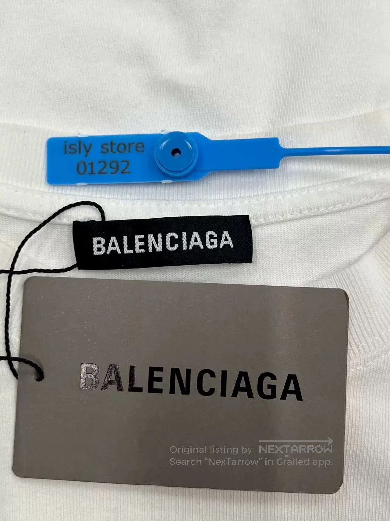 Balenciaga Balenciaga Men's Letter Print Crew Neck T-shirt. Size US S / EU 44-46 / 1 - 5 Thumbnail