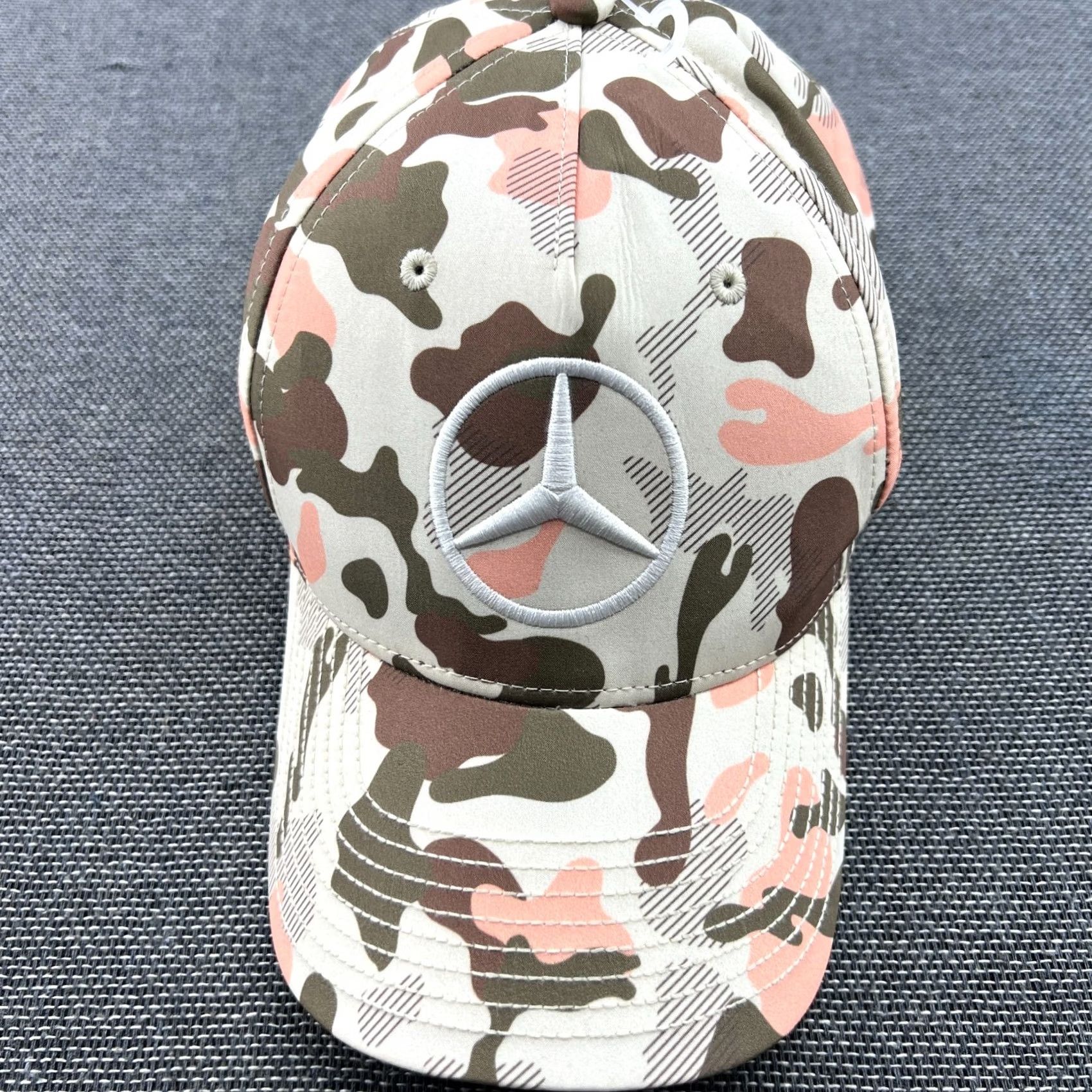 Hamilton Lewis Hamilton 2021 Abu Dhabi Cap Stichd Mercedes-AMG Petronas Formula 1 Camo Baseball Cap Men One Size Multicolor Canvas Acrylic Size ONE SIZE - 2 Thumbnail