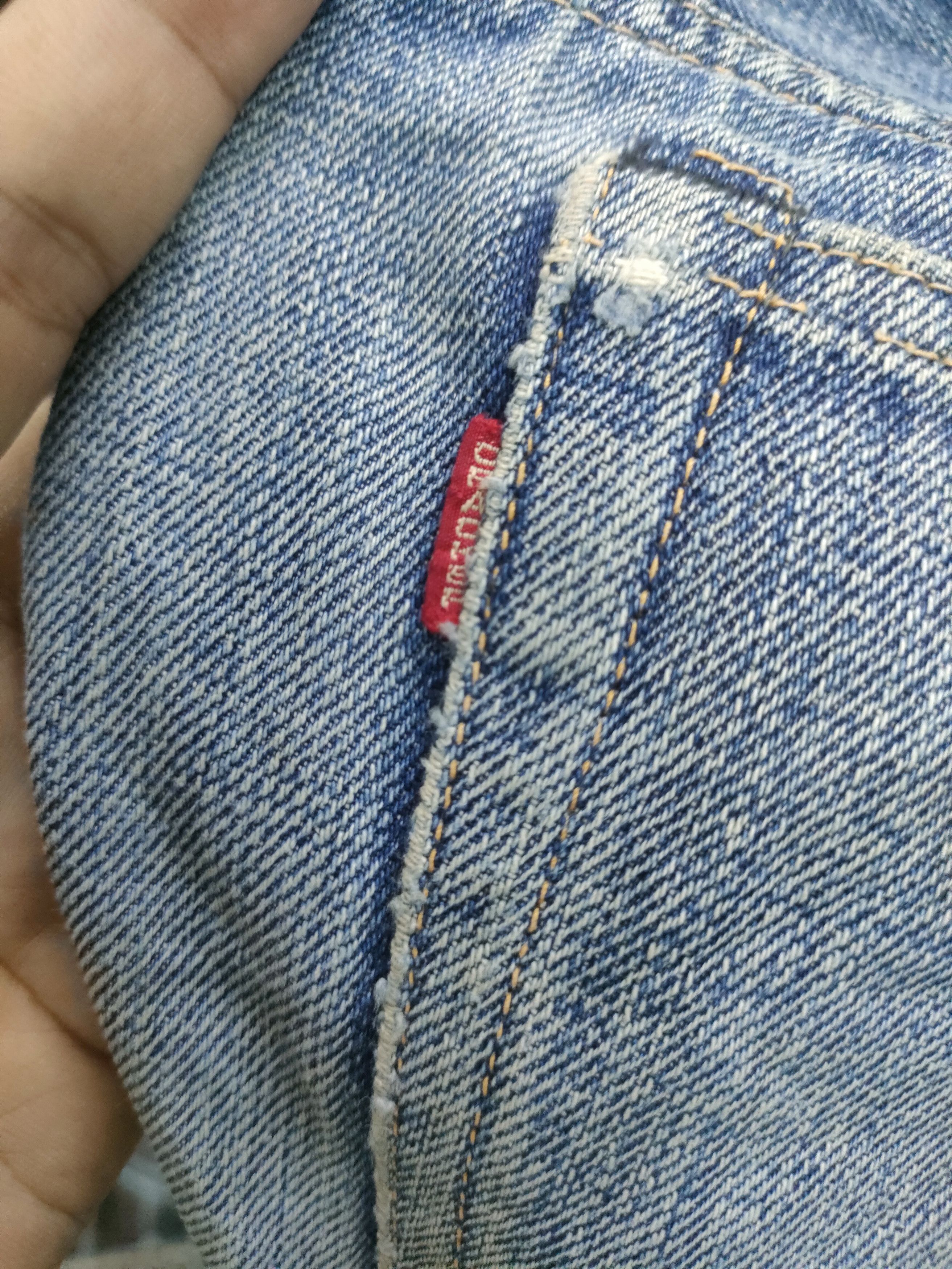 Japanese Brand Cracker Japan Distressed Selvedge Jeans Size US 30 / EU 46 - 4 Thumbnail