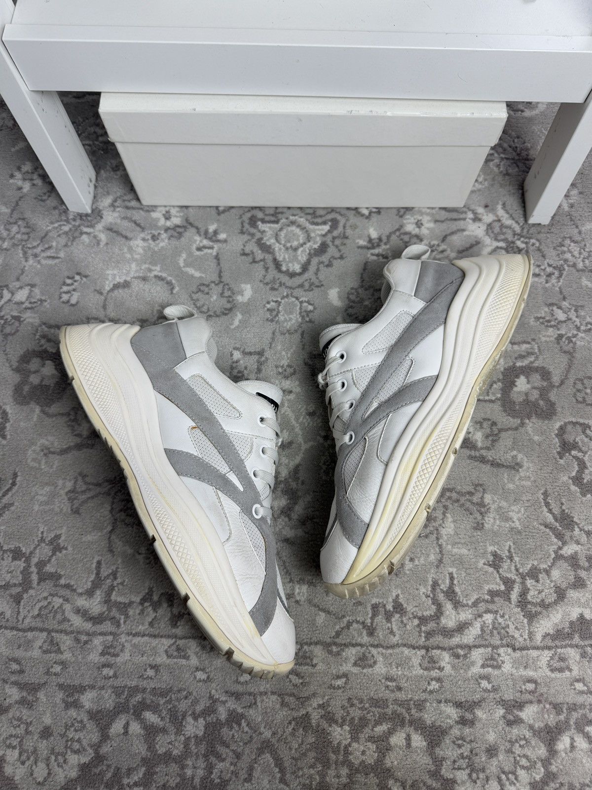 Designer × Prada Prada Milano low top leather platform sneakers US11.5 luxury Size US 11.5 / EU 44-45 - 6 Thumbnail