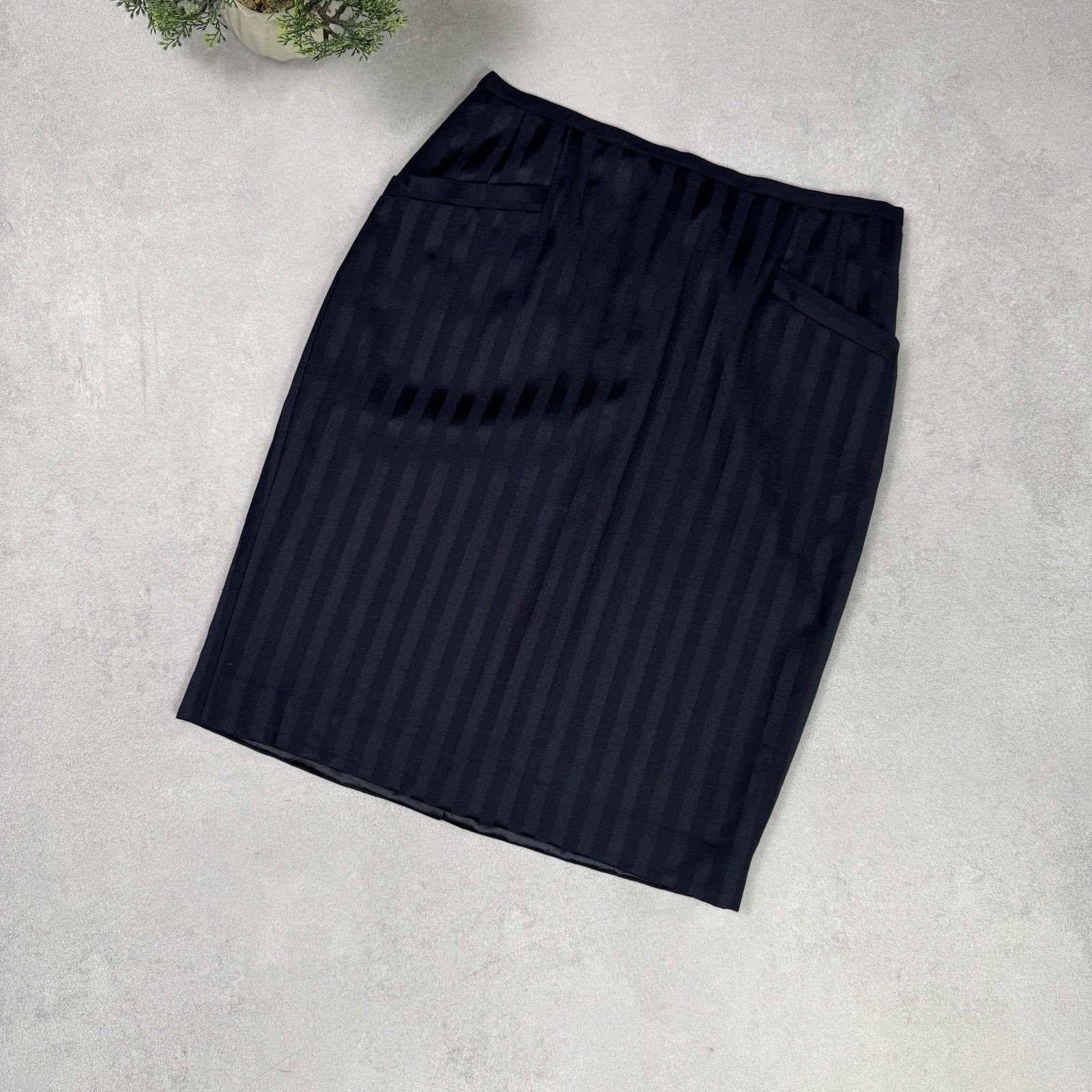 Dior Vintage Christian Dior Coordonnes Short Skirt Blue 46/12 Size 32" / US 10 / IT 46 - 1 Thumbnail