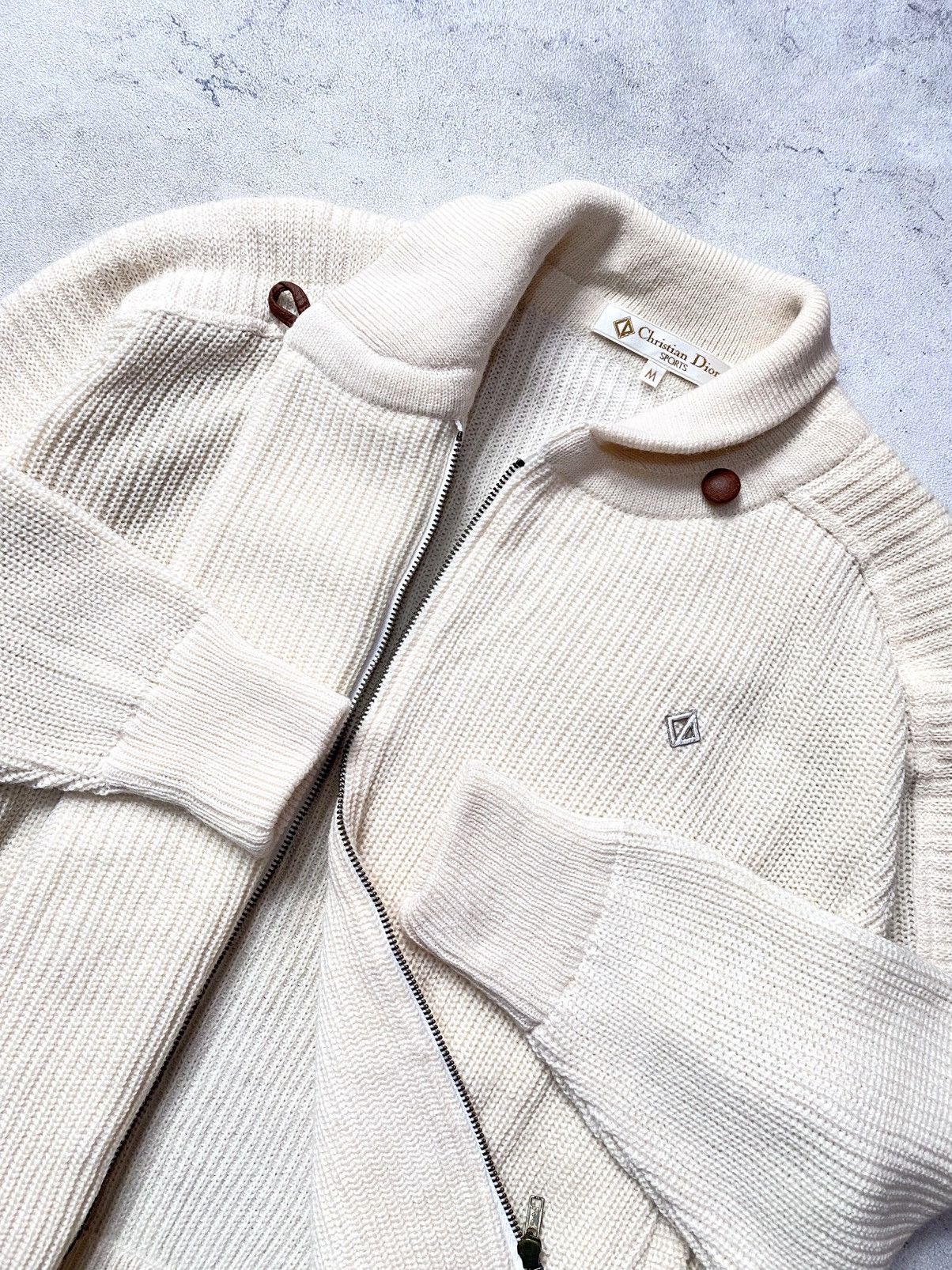 Dior Christian Dior Sports Knit Sweater Jacket Vintage Size US M / EU 48-50 / 2 - 8 Thumbnail