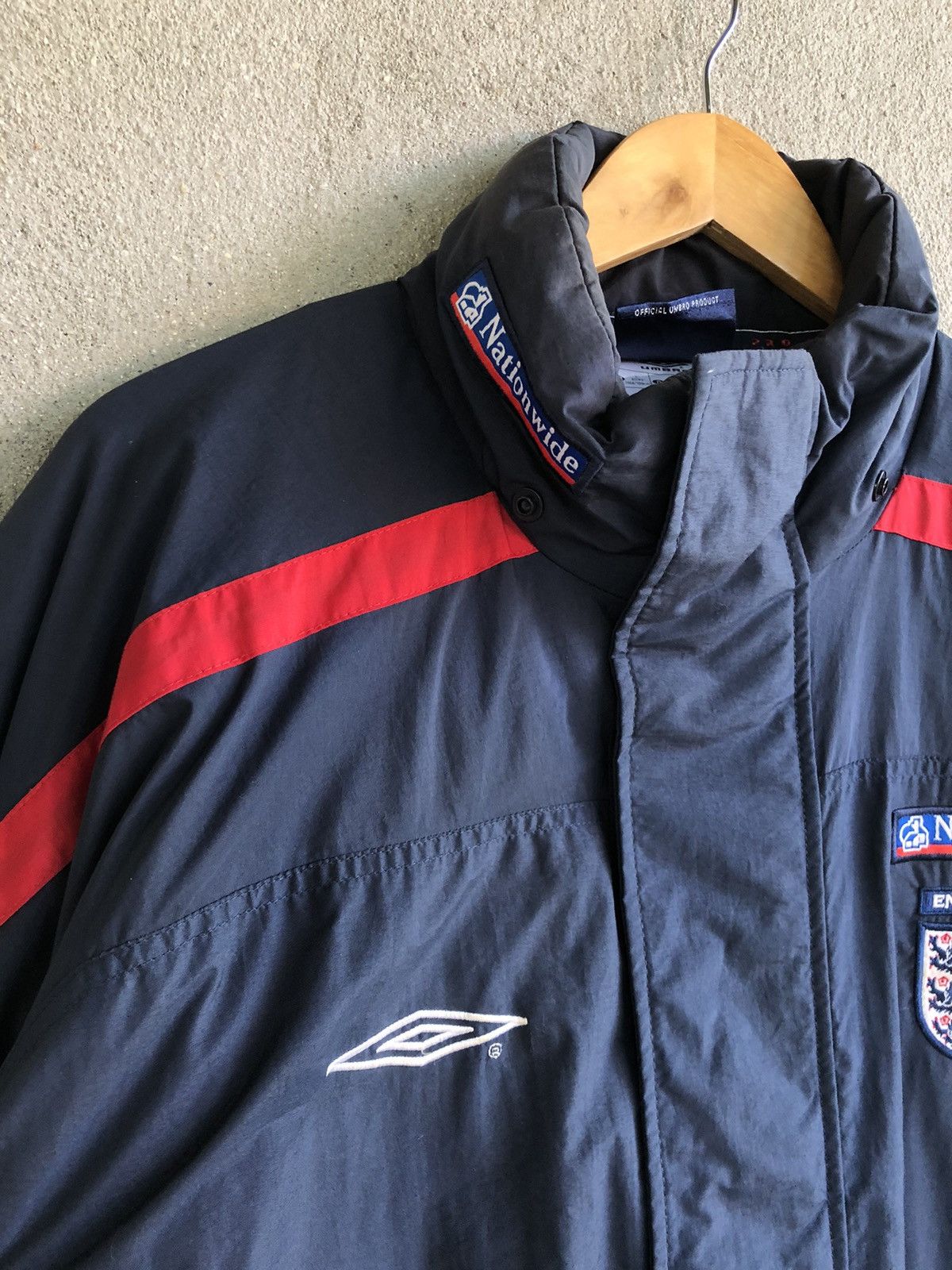 Umbro Vintage Nationwide England Pro Training Jacket Size US L / EU 52-54 / 3 - 8 Thumbnail