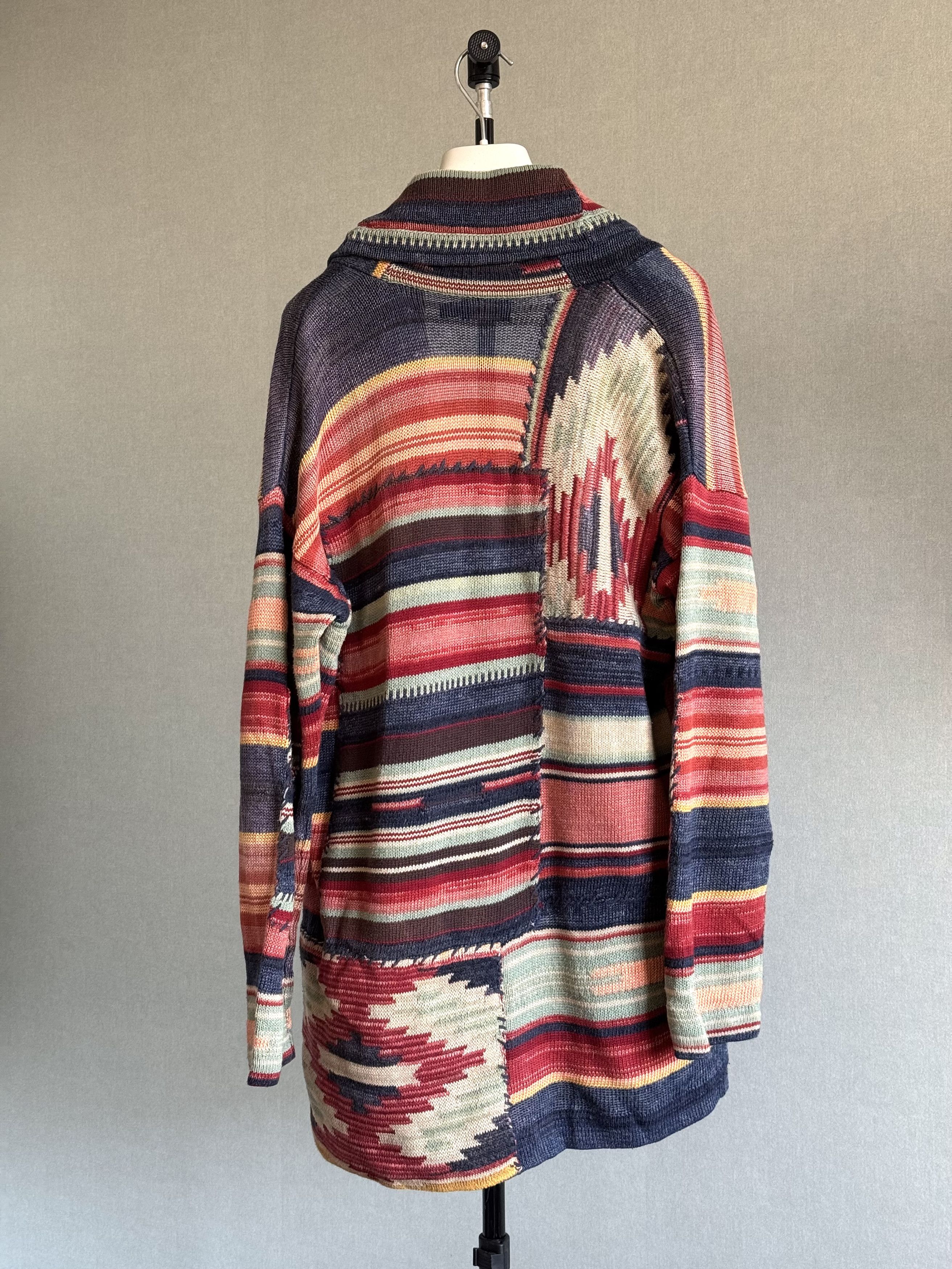 Ralph Lauren POLO RALPH LAUREN Multicolour linen cotton silk cardigan Size S / US 4 / IT 40 - 8 Thumbnail