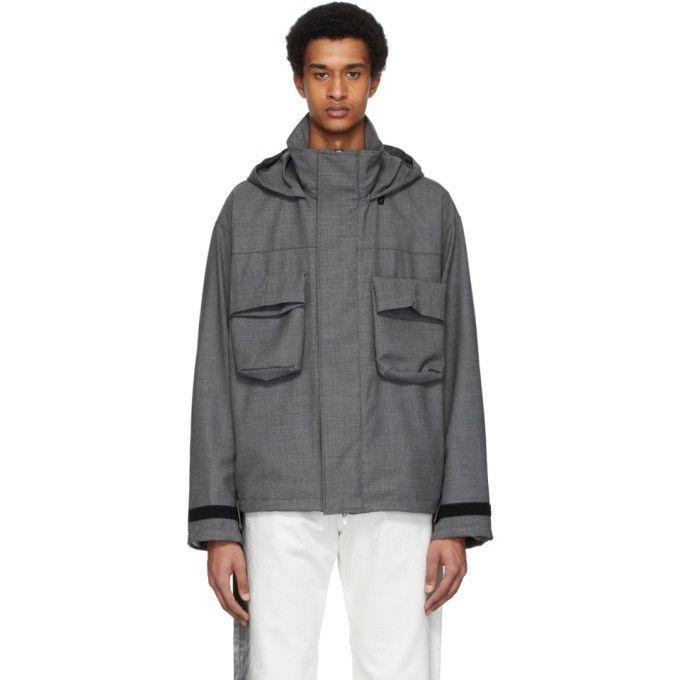N.Hoolywood Metal Nylon Cropped Bomber Jacket Olive Size US L / EU 52-54 / 3 - 13 Thumbnail