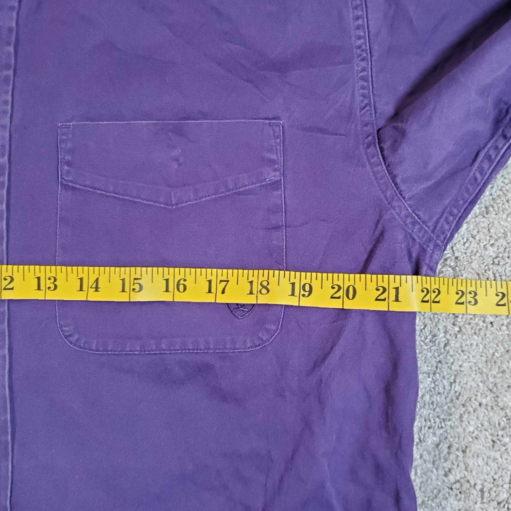Ariat Ariat Mens Long Sleeve Button Down Shirt M Purple Plaid Button-Up Collared Shirt Size US M / EU 48-50 / 2 - 7 Thumbnail
