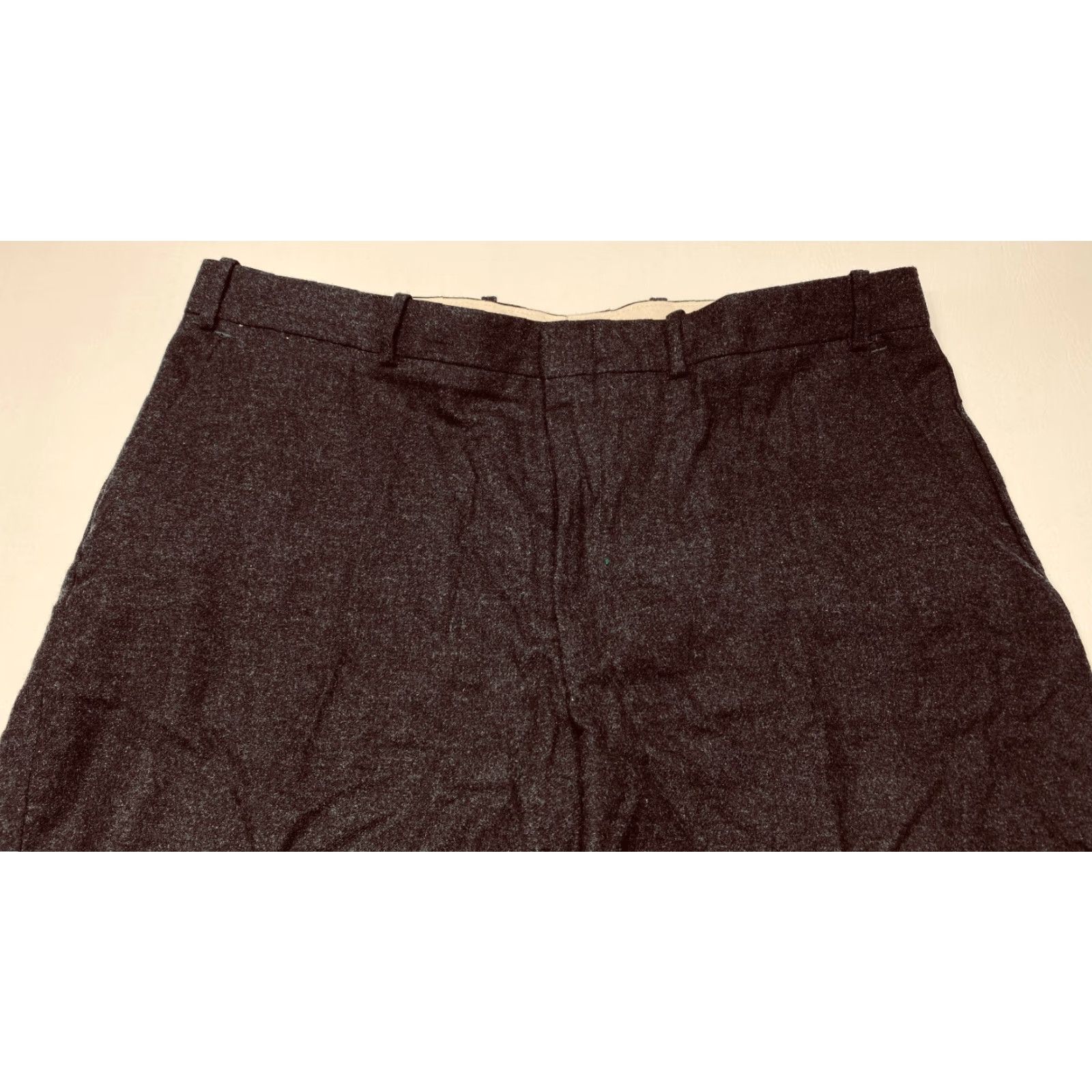 Orvis Orvis Pants Dress Slacks 40x30 Black Wool & Cashmere Size US 40 / EU 56 - 5 Thumbnail