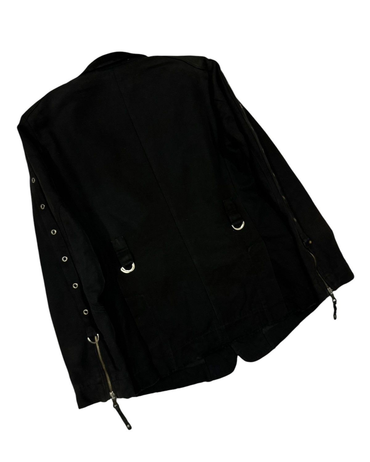 Diesel × Diesel Black Gold Diesel Bondage Black Blazer Jacket Multipocket Size 40R - 16 Thumbnail