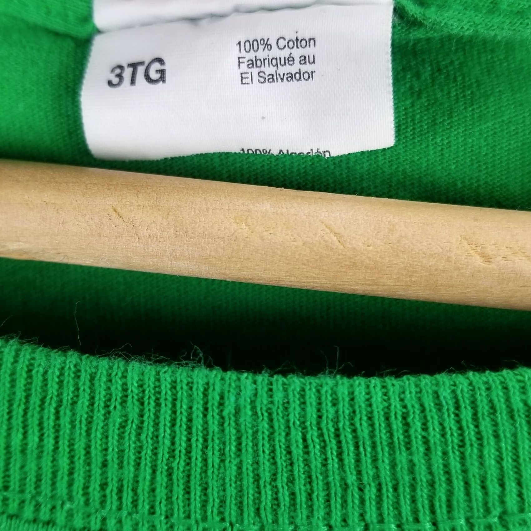 Fruit Of The Loom St. Patrick's Day Shirt Adult 2XL Green Cotton T-Shirt Logo Holiday Mens My only Green Tee Flaw Vintage No Size US XXL / EU 58 / 5 - 4 Thumbnail