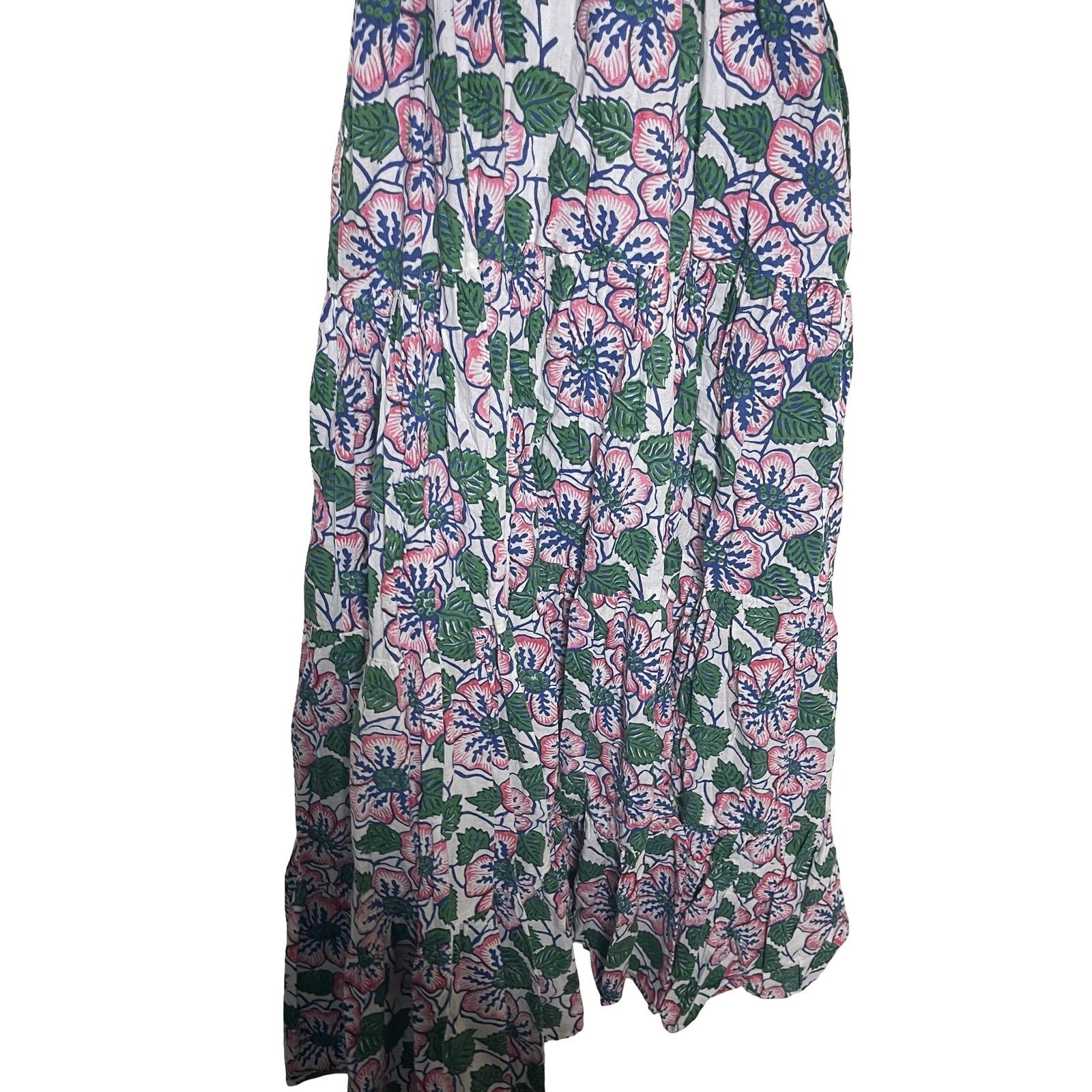 Other Beau & Ro Floral 100% cotton Maxi dress sz S Size S / US 4 / IT 40 - 8 Thumbnail