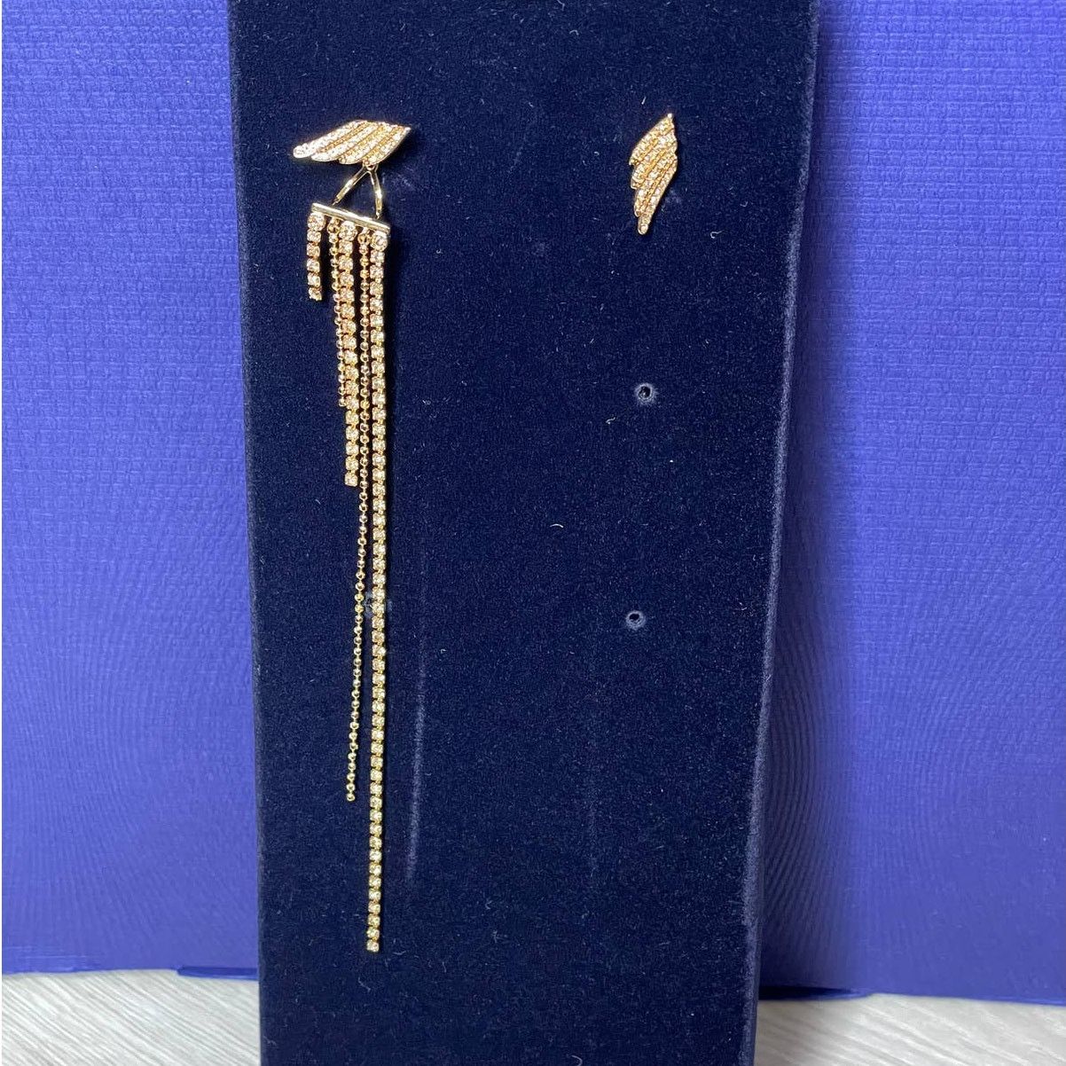 Swarovski swarovski Fit Wonder Woman earrings Wing, Gold tone Size ONE SIZE - 4 Thumbnail