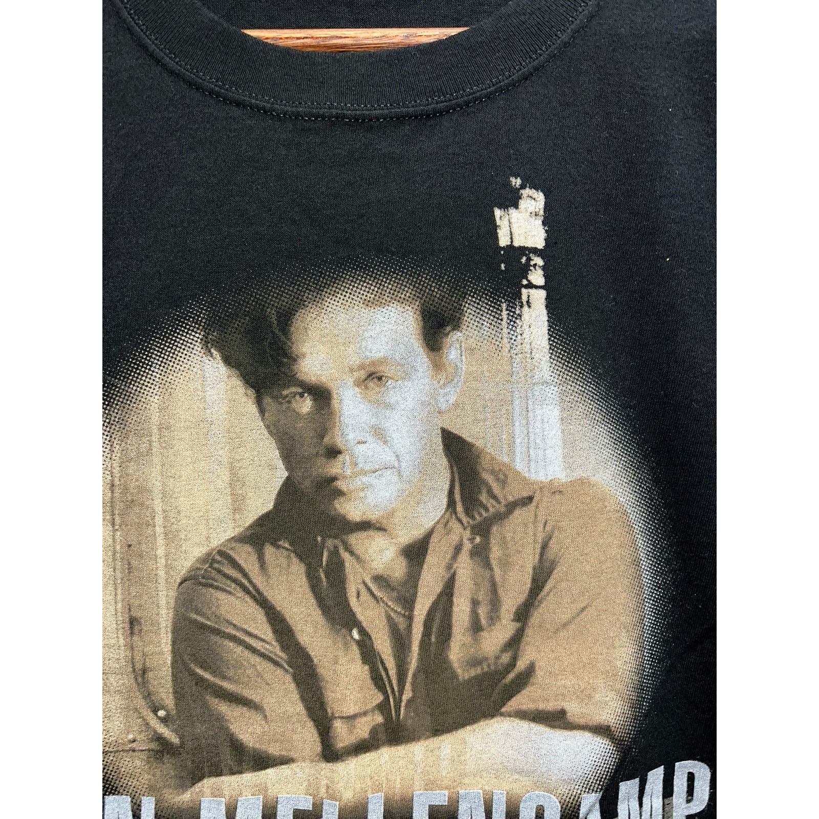 Anvil John Mellencamp Shirt In Your Town Concert Tour Black 2XL Size US XXL / EU 58 / 5 - 2 Thumbnail