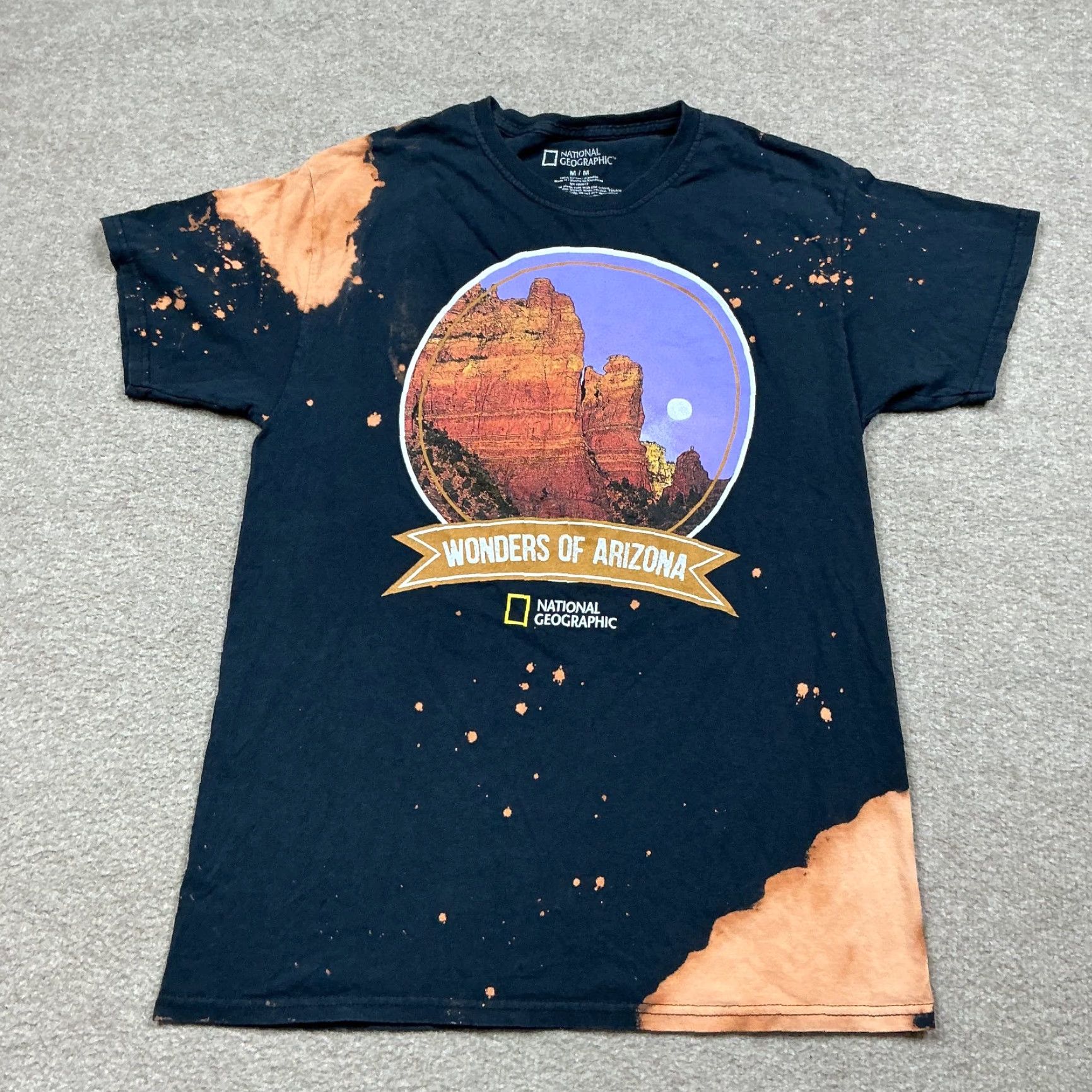 Vintage National Geographic Women's Shirt Size M Black Wonders Of Arizona C Life Tee Size M / US 6-8 / IT 42-44 - 2 Thumbnail