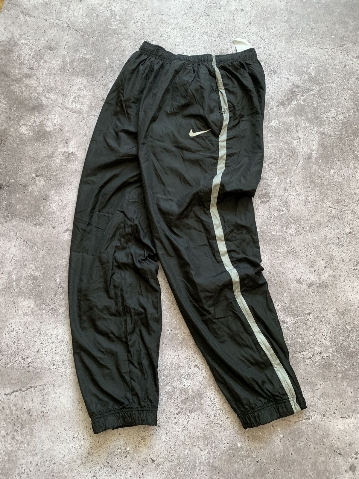Nike 🔥VINTAGE NIKE TRACK PANTS DRILL SWEATPANTS Size US 32 / EU 48 - 1 Thumbnail