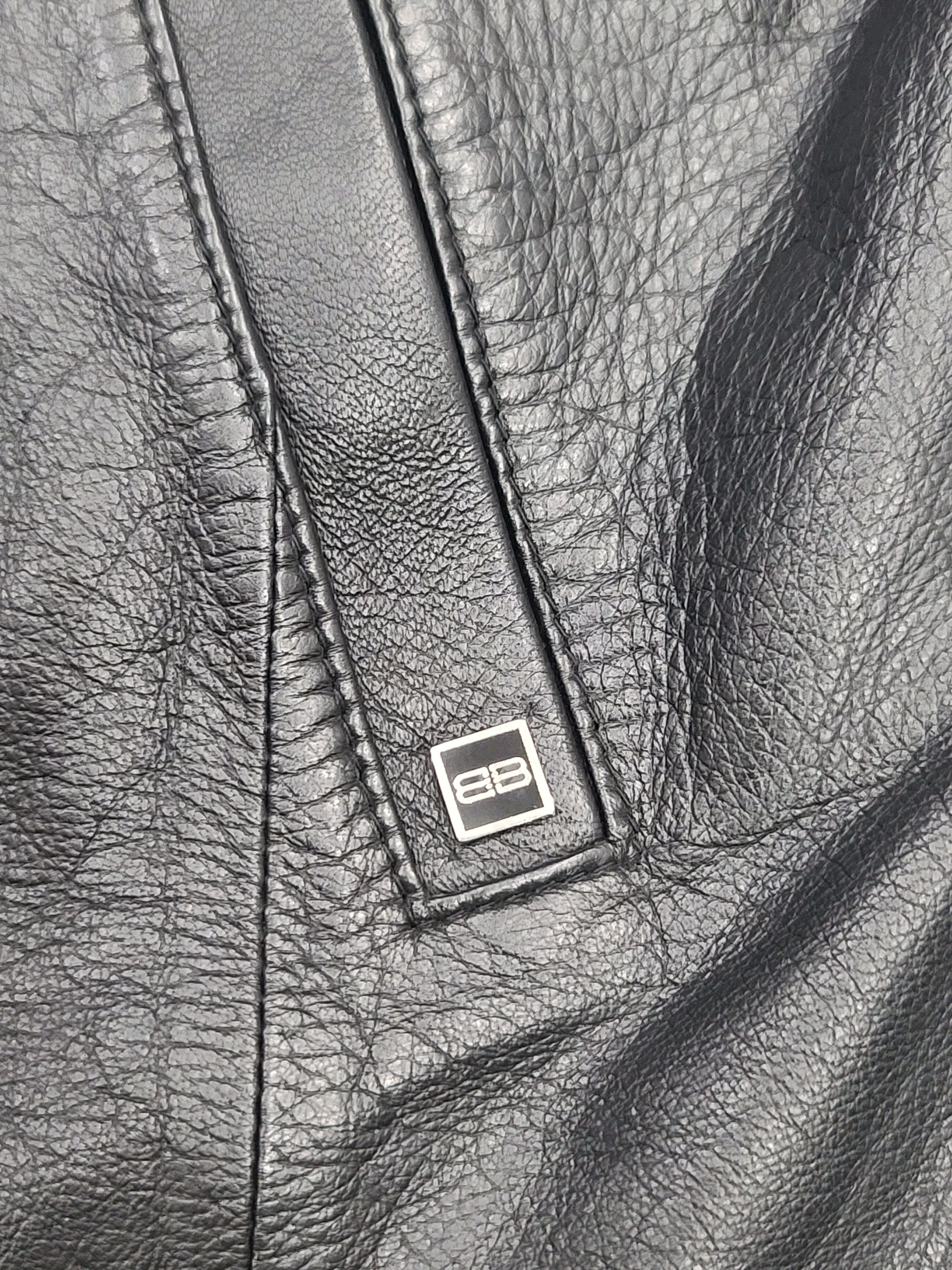 Balenciaga Vintage Balenciaga Leather Jacket Size 6 Size US XL / EU 56 / 4 - 3 Thumbnail