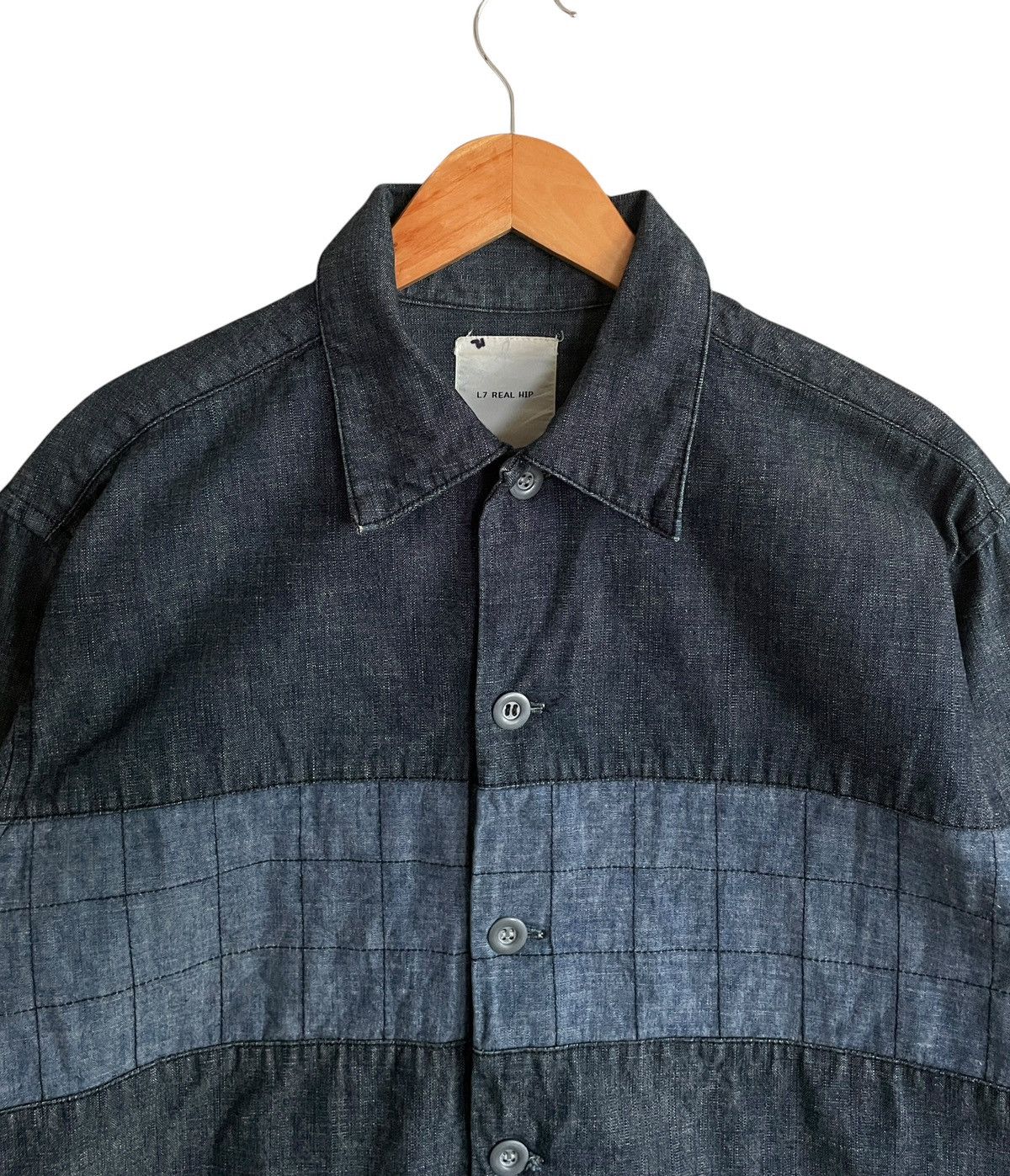 L7 Real Hip Rare Vintage Japanese Brand L7 Real Hip Denim Shirt 2000s Size US M / EU 48-50 / 2 - 3 Thumbnail